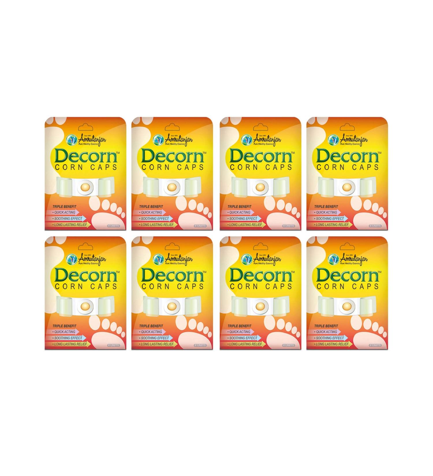 Buy Amrutanjan Decorn Corn Caps - Pack of 10 | Fast International Shipping - Buy Online on GoSupps.com