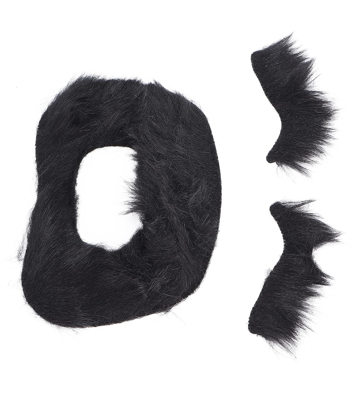 Exquisite Clothing Fake Beard Self Adhesive Beard Eyebrow Stickers Party Supplies Accessories - Buy Online on GoSupps.com