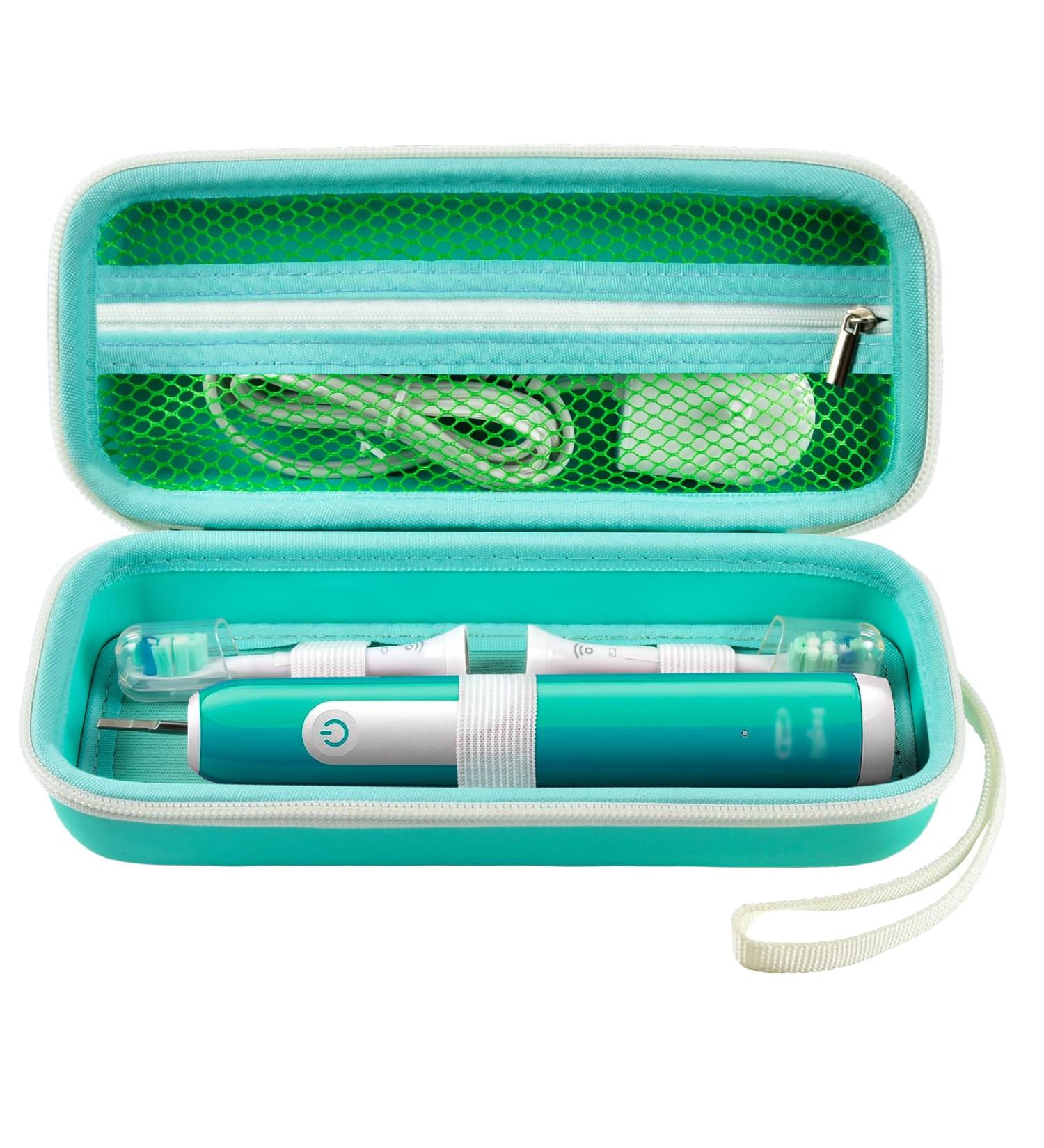 Buy Boobowl Travel Case for Philips Sonicare & Oral-B Toothbrush - Durable Storage Bag (Green) - International Shipping Available - Buy Online on GoSupps.com