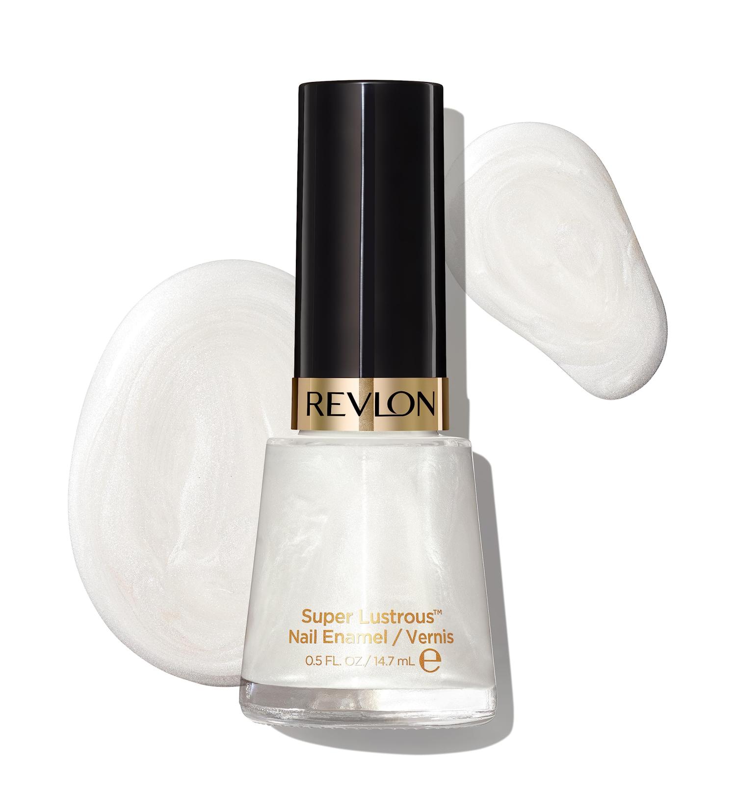 Revlon Super Lustrous Nail Polish - Chip Resistant Longwear High Shine Finish | 020 Pure Pearl 0.5 fl oz - Buy Online on GoSupps.com
