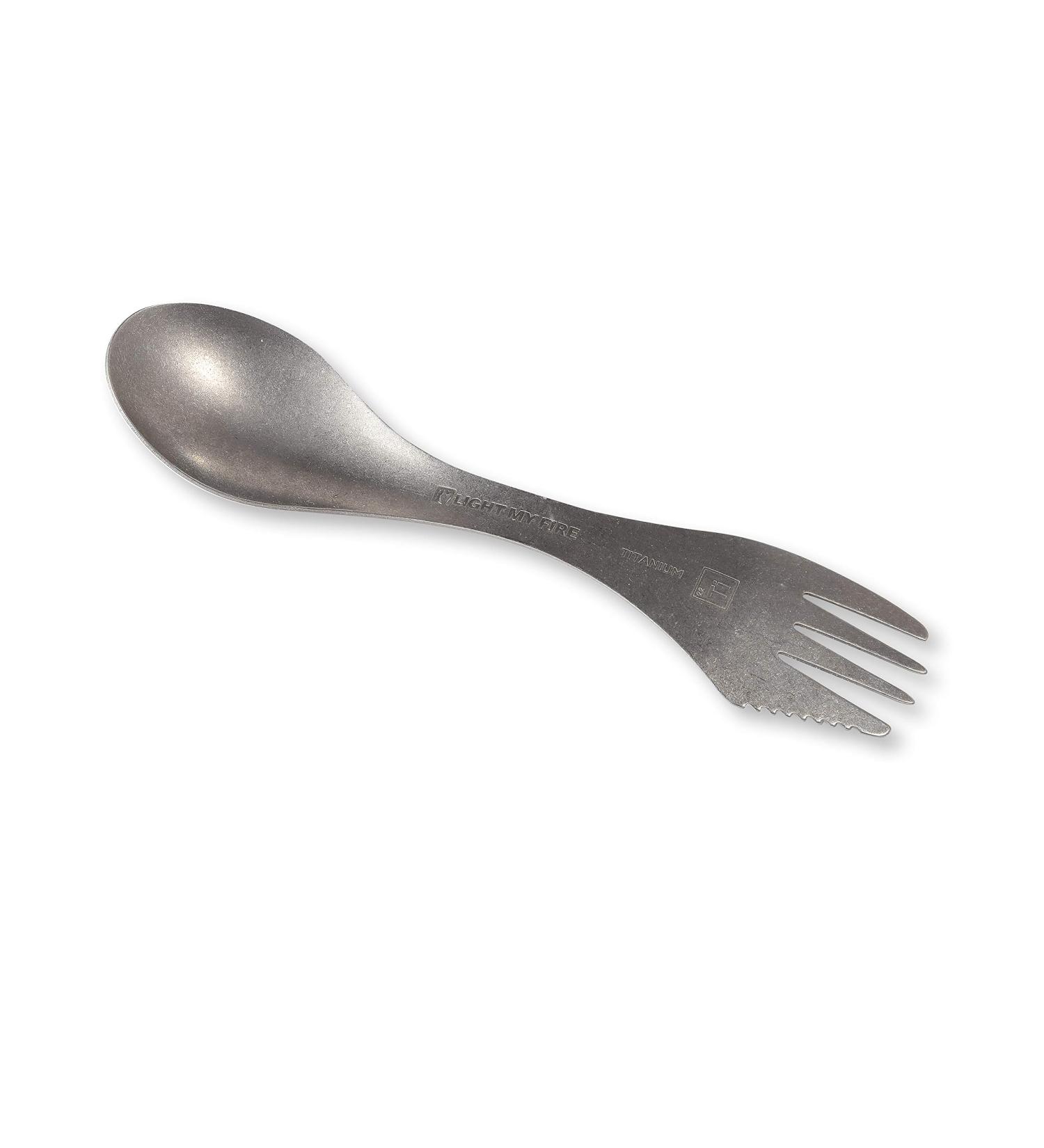 Light My Fire Titanium Spork - BPA Free, Serrated Edge, Made in Sweden - Buy Online on GoSupps.com
