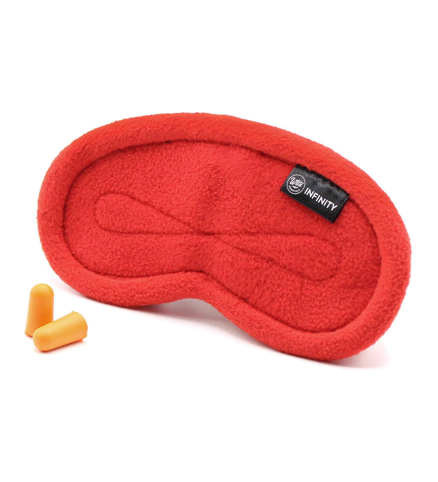 Wild Essentials Infinity Fleece Luxury Sleep Mask - Sunset Red | Ultimate Relaxation and Comfort - Buy Online on GoSupps.com