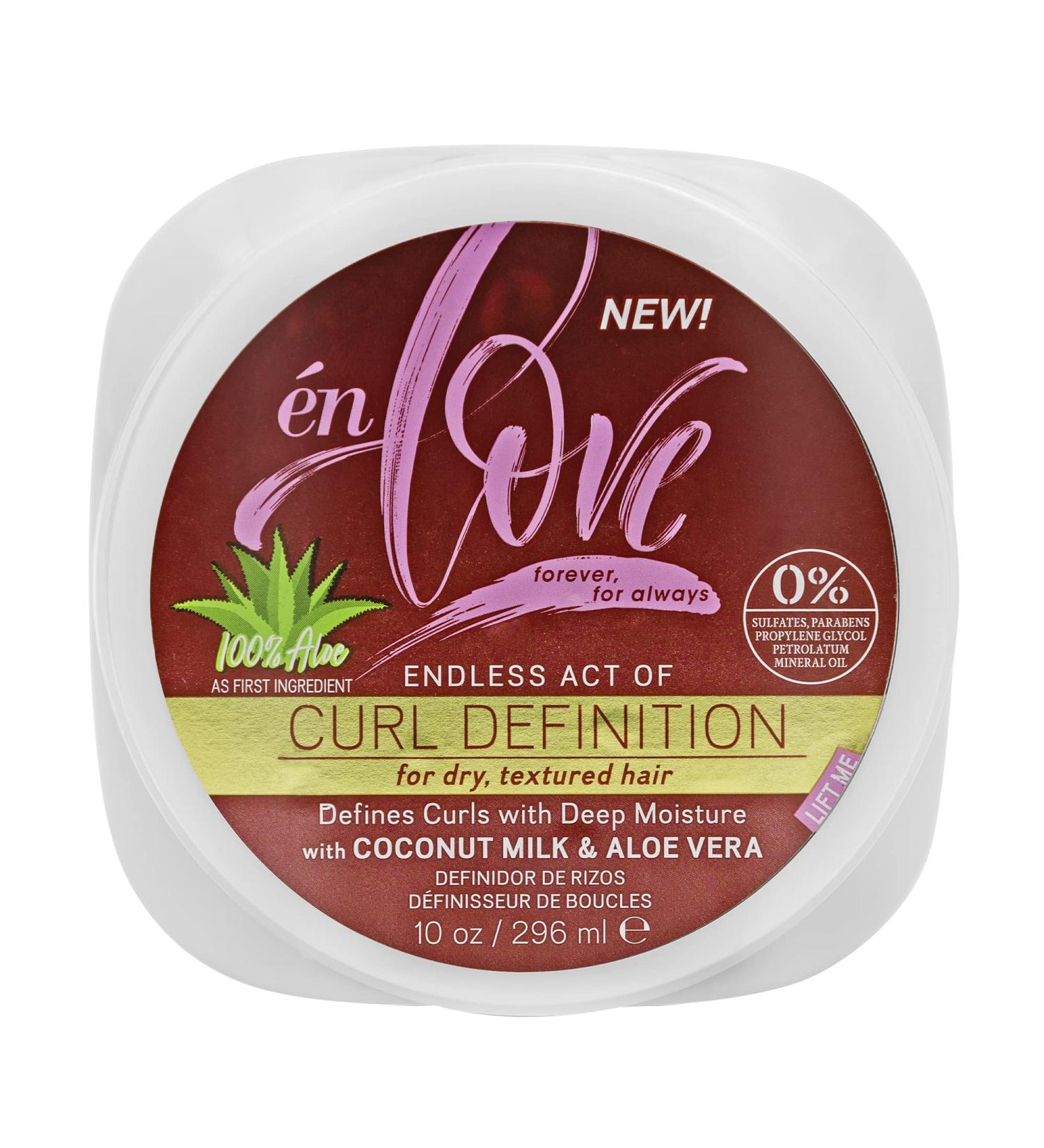Coconut Milk & Aloe Vera Curl Definer for Hi-Definition & Shine - Anti-Shrinkage, Anti-Frizz, Flake Free Formula | Curl Glaze for Endless Curl Definition - Buy Online on GoSupps.com