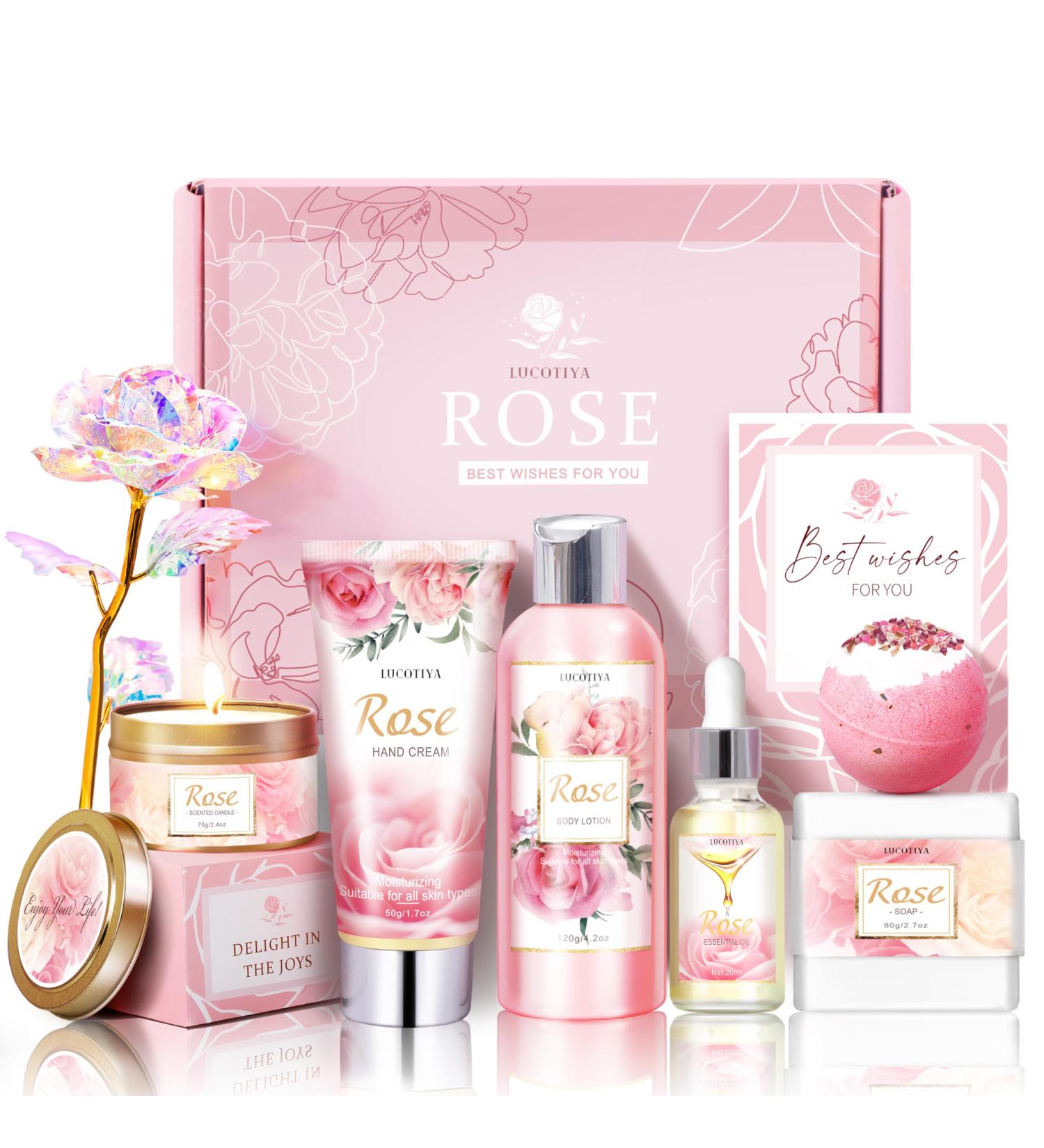 Unique Gifts for Women | Happy Birthday Spa Gift Baskets Bath & Body Self-Care Ideas for Mom Girlfriend & Friends - Buy Online on GoSupps.com