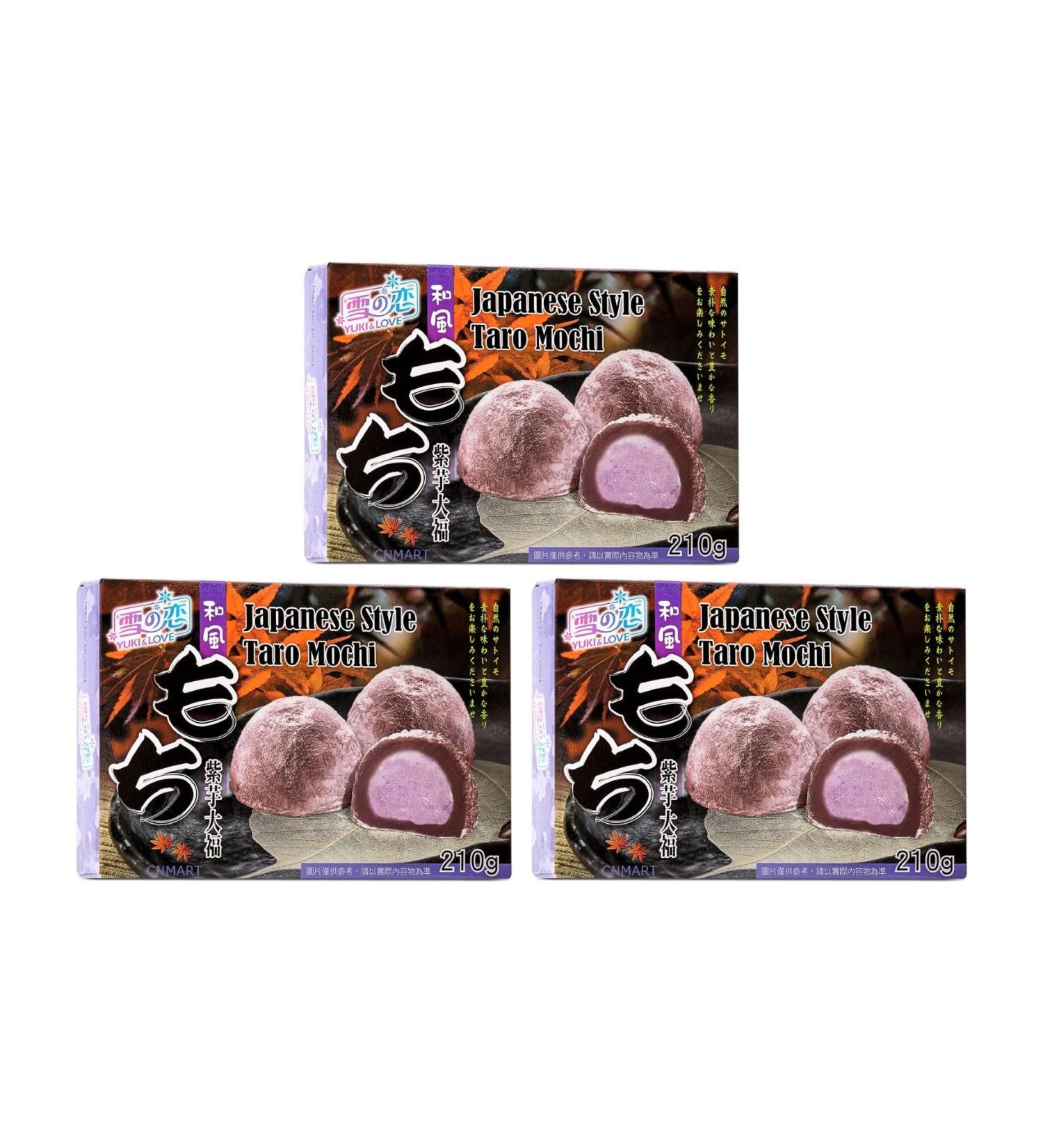 Yuki & Love Taro Mochi Daifuku 210g (Pack of 3) by CNMART - Buy Online on GoSupps.com
