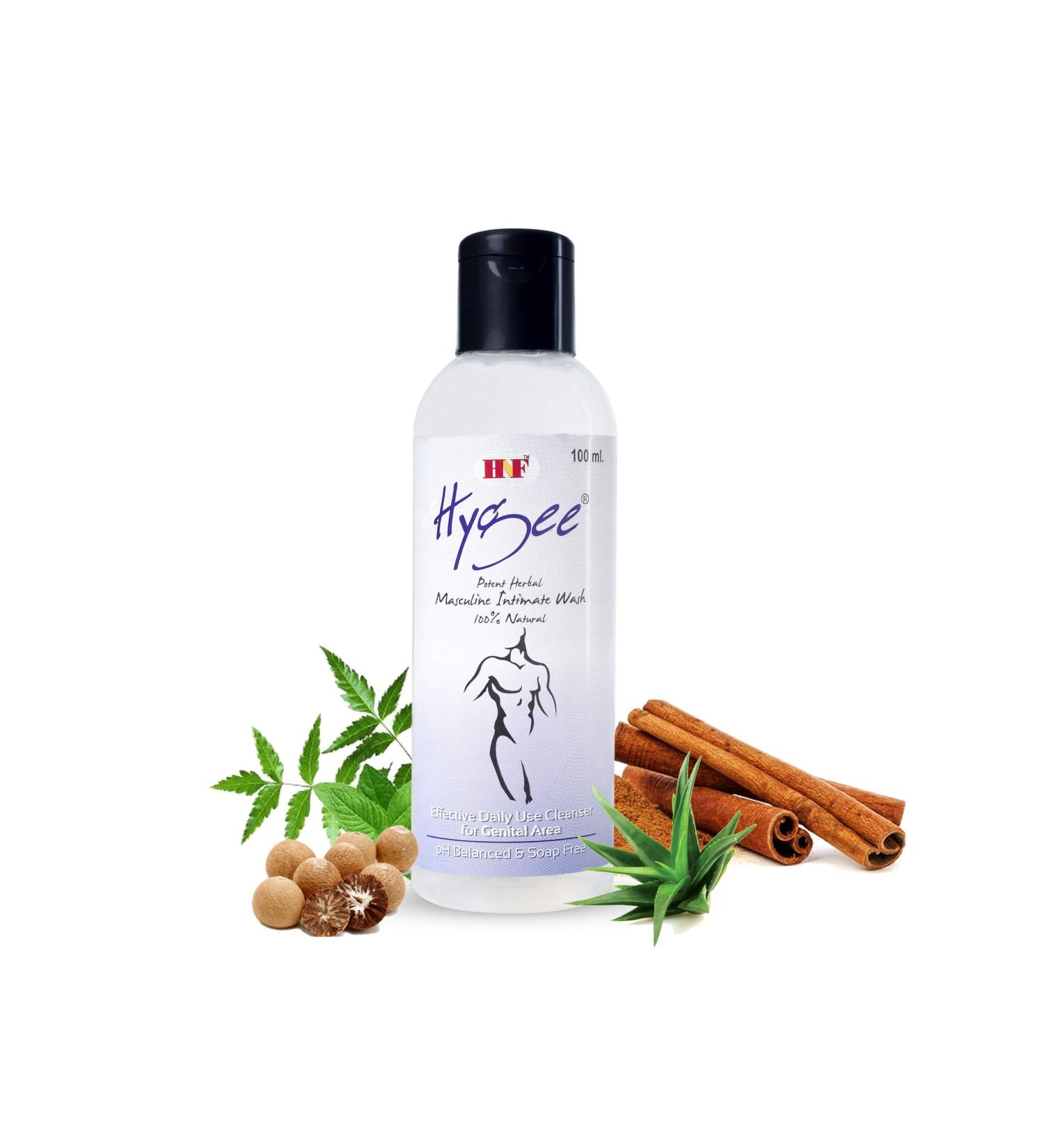 Hygee Natural Masculine Intimate Hygiene Wash for Men - Herbal Formula - Buy Online on GoSupps.com