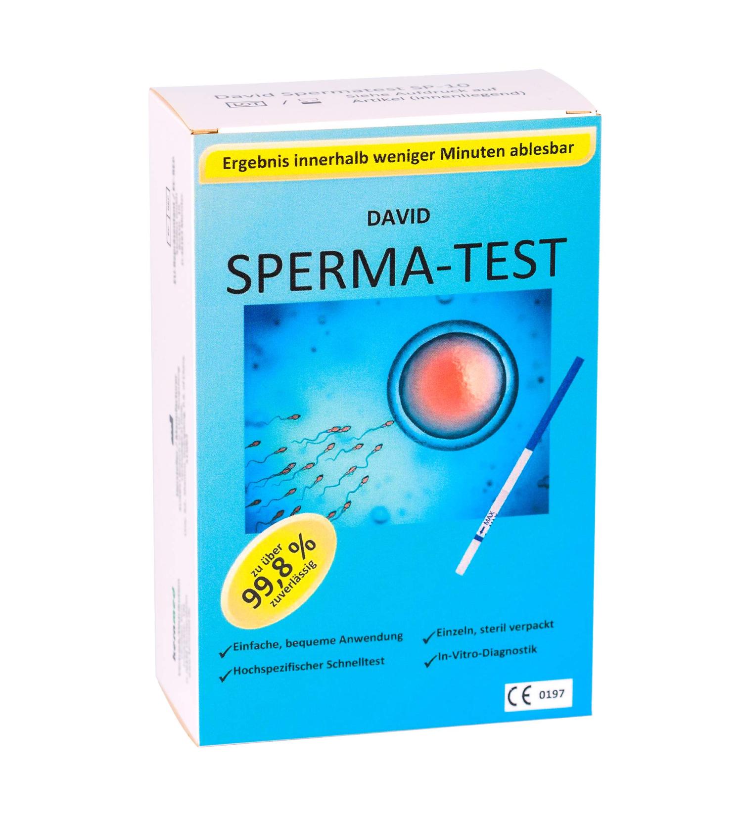 2 x David sperm test set semen sperm fertility test