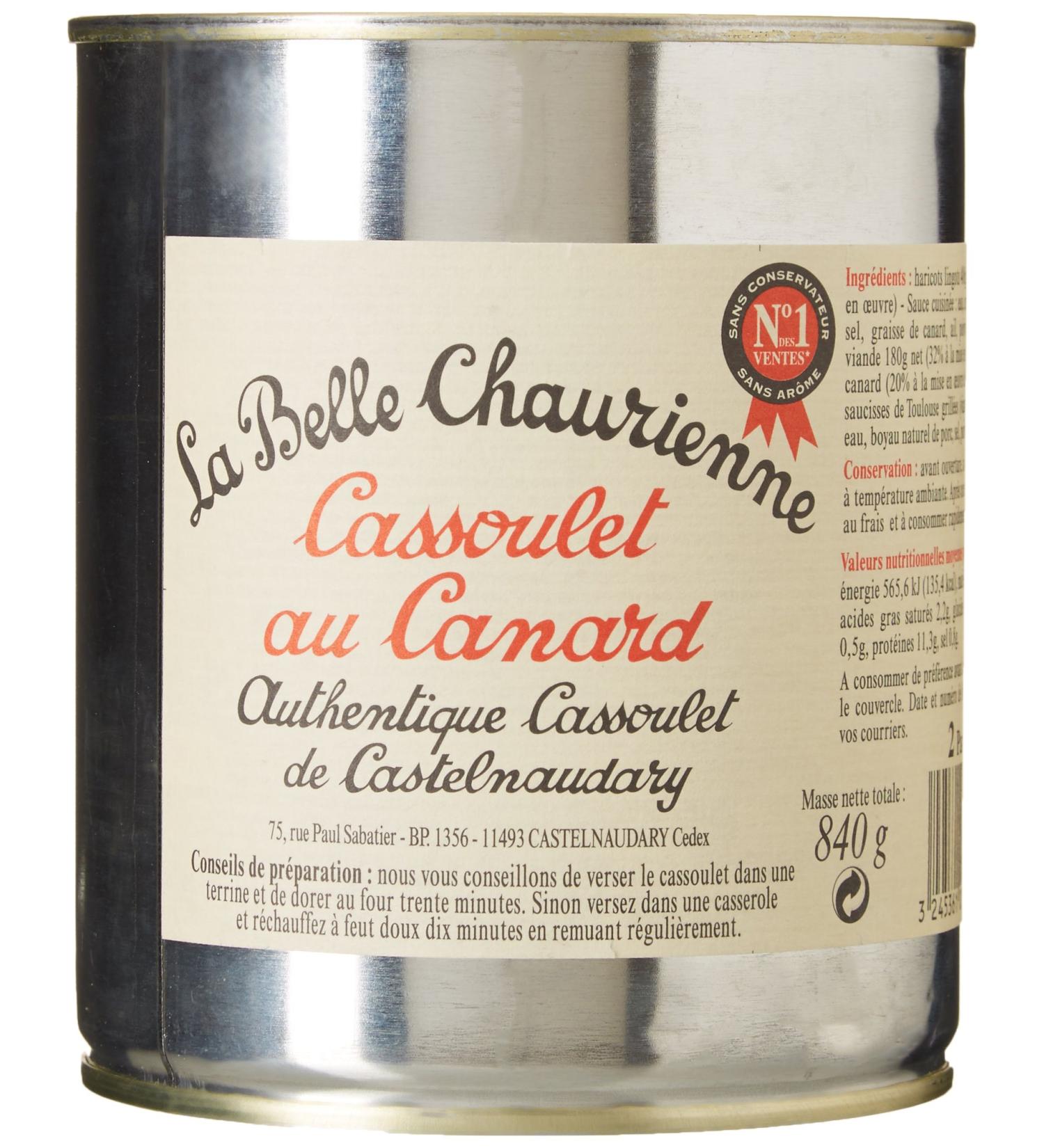 La Belle Chaurienne Duck Cassoulet 840 g 1 Unit - Pack of 3 - Buy Online on GoSupps.com