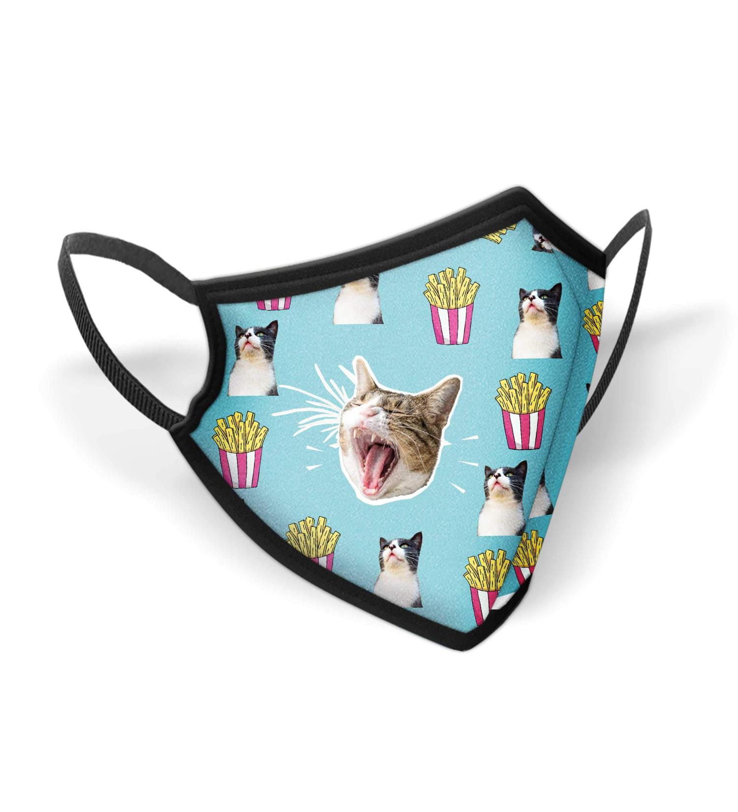 Oh My Pop! Unisex 02511 Reusable Hygienic Mask for Adults Turquoise Single Size