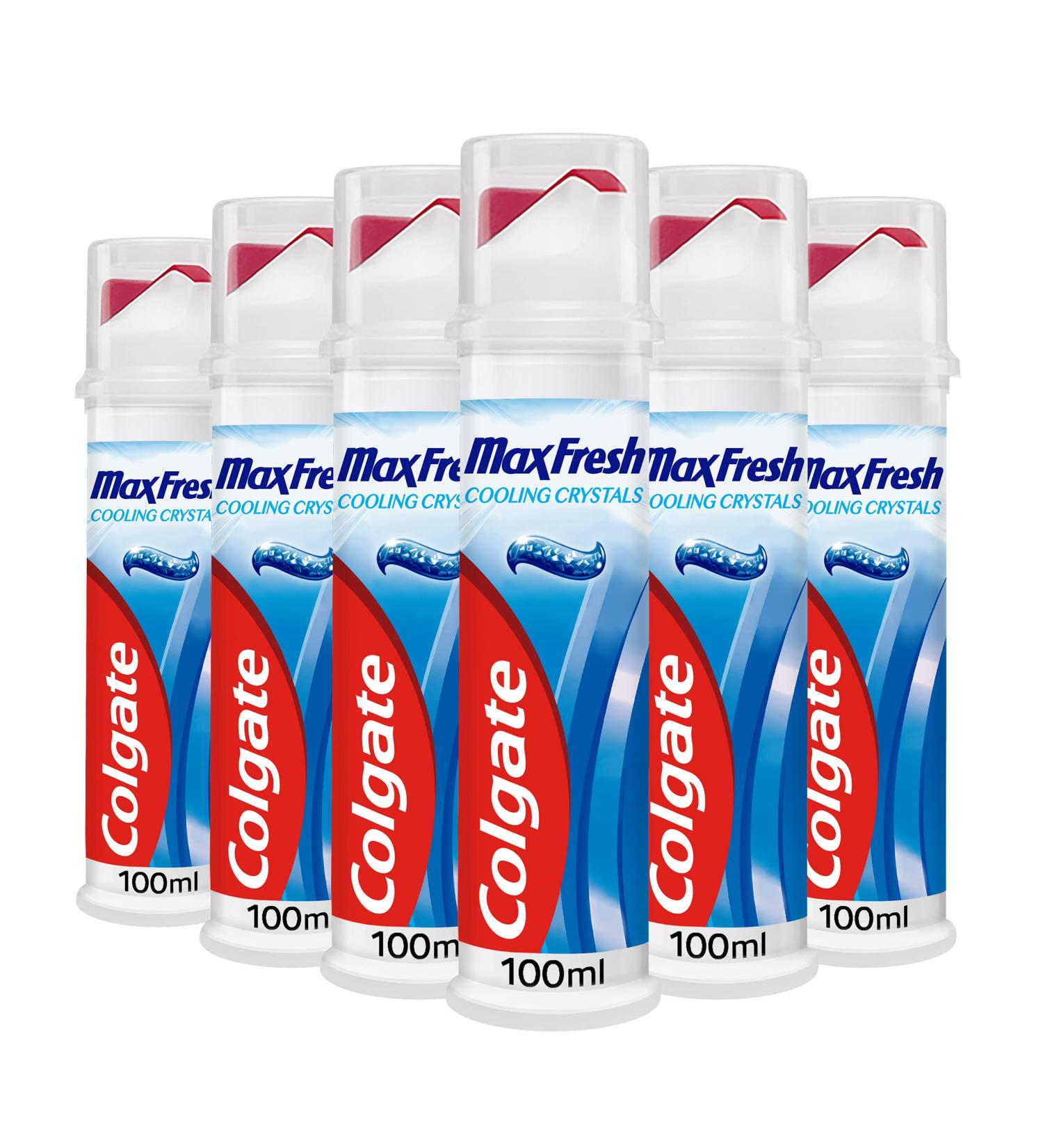 Colgate Max Fresh Toothpaste 100ml | Cooling Crystals | Fresh Breath & Cavity Protection | Whitening Formula | Fresh FX Technology - Buy Online on GoSupps.com