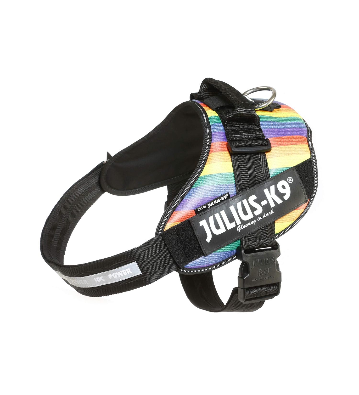 Buy IDC Powerharness 2XL/3 - Rainbow Faux Leather Dog Harness for Comfortable International Shipping - Buy Online on GoSupps.com