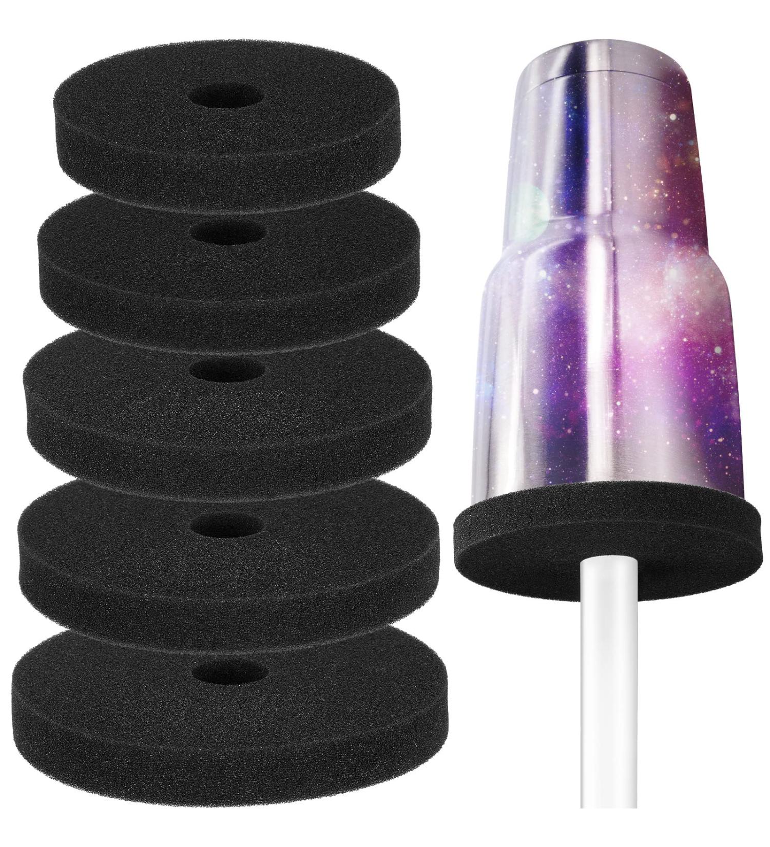 5 Pcs Tumbler Protector Inserts for DIY Cup Turner - 10oz to 30oz Sizes - Black - Buy Online on GoSupps.com