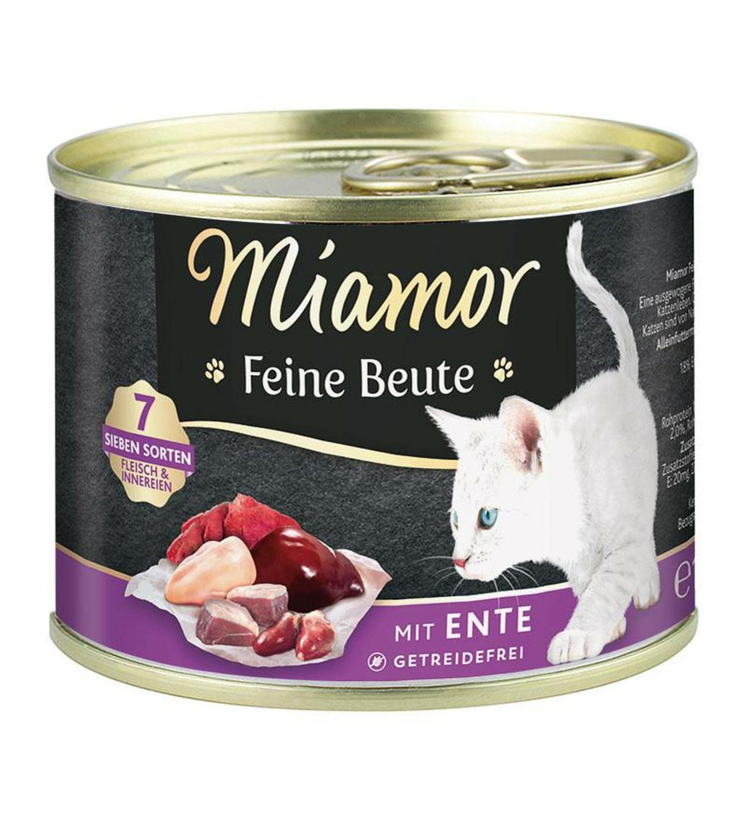 Miamor Fine Fine Prey Duck 185 g (Quantity: 12 l order unit)