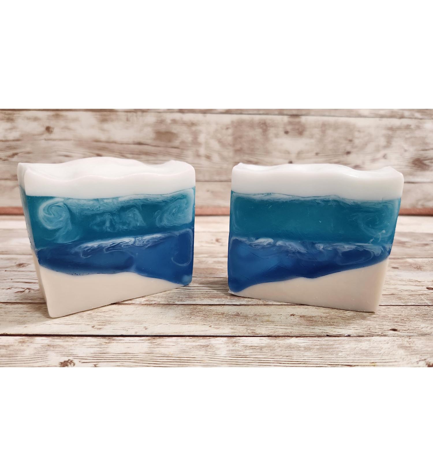 Buy Ocean Themed Beach Soap - Exfoliating Handmade Shea Butter & Goat Milk | All Natural Guilty Type Scent - Shop Internationally - Buy Online on GoSupps.com