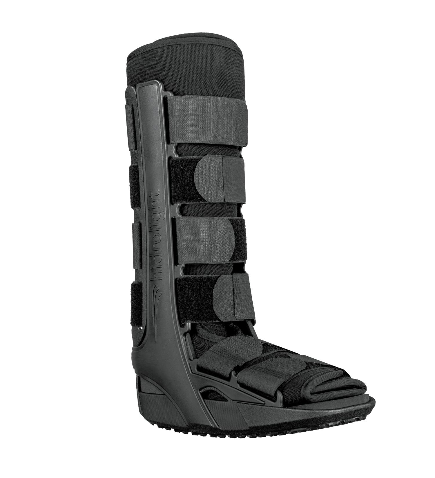 Long Immobilizing Boot - Fracture Support & Ankle Brace for Men & Women | Medical Supplies - Fits Left & Right - Large Black - Buy Online on GoSupps.com