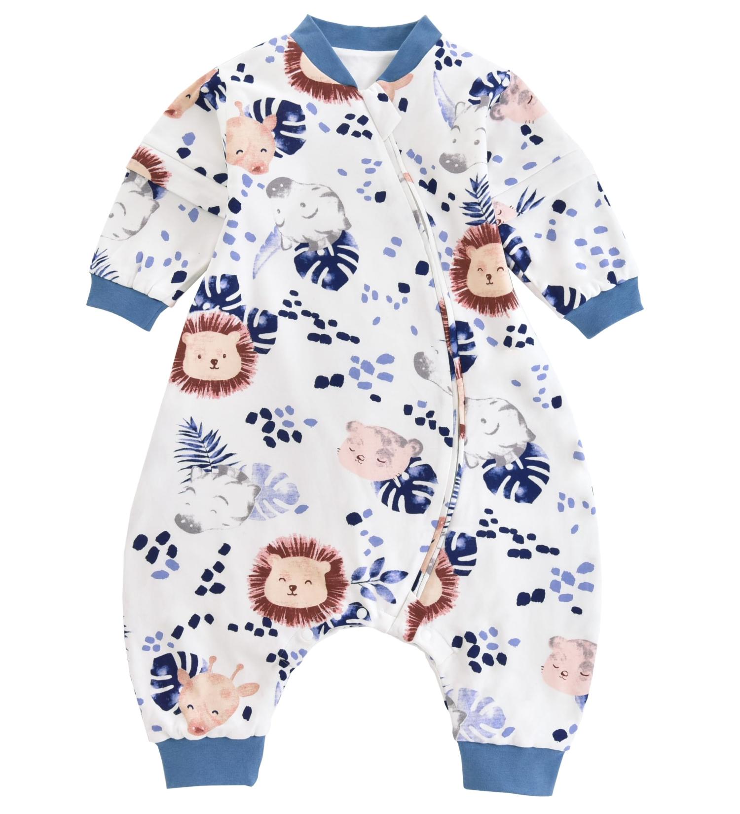 Chilsuessy 1.5 Tog 100% Cotton Baby Sleeping Bag with Feet, Zebra Lion Design | 4-5 Years - Buy Online on GoSupps.com