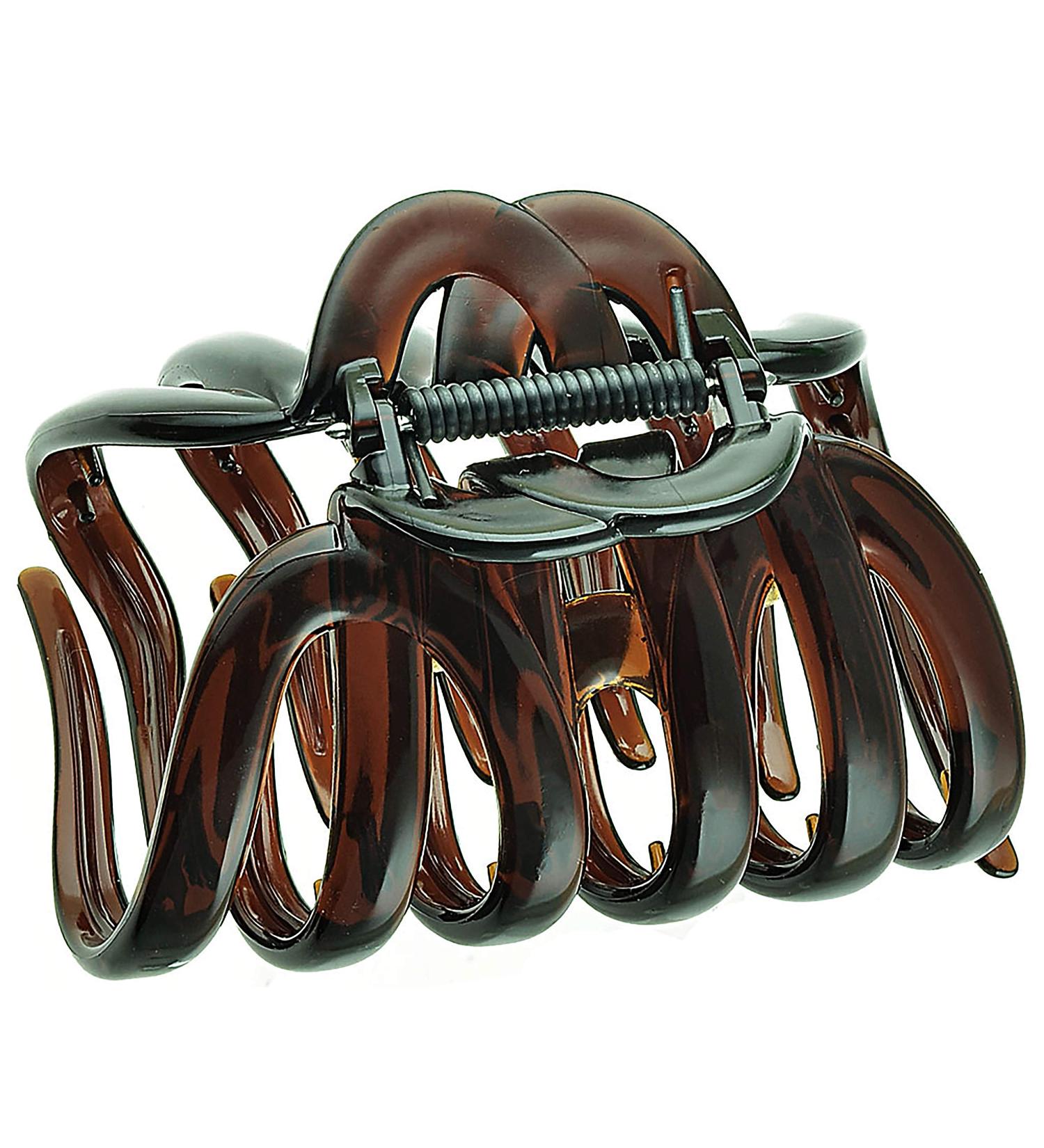 Camila Paris AD718 Octopus French Hair Clip for Thick Hair - Large No-Slip Grip Claw Clip for Curly, Wavy, Long Hair - Made in France (Tortoise Shell) - Buy Online on GoSupps.com