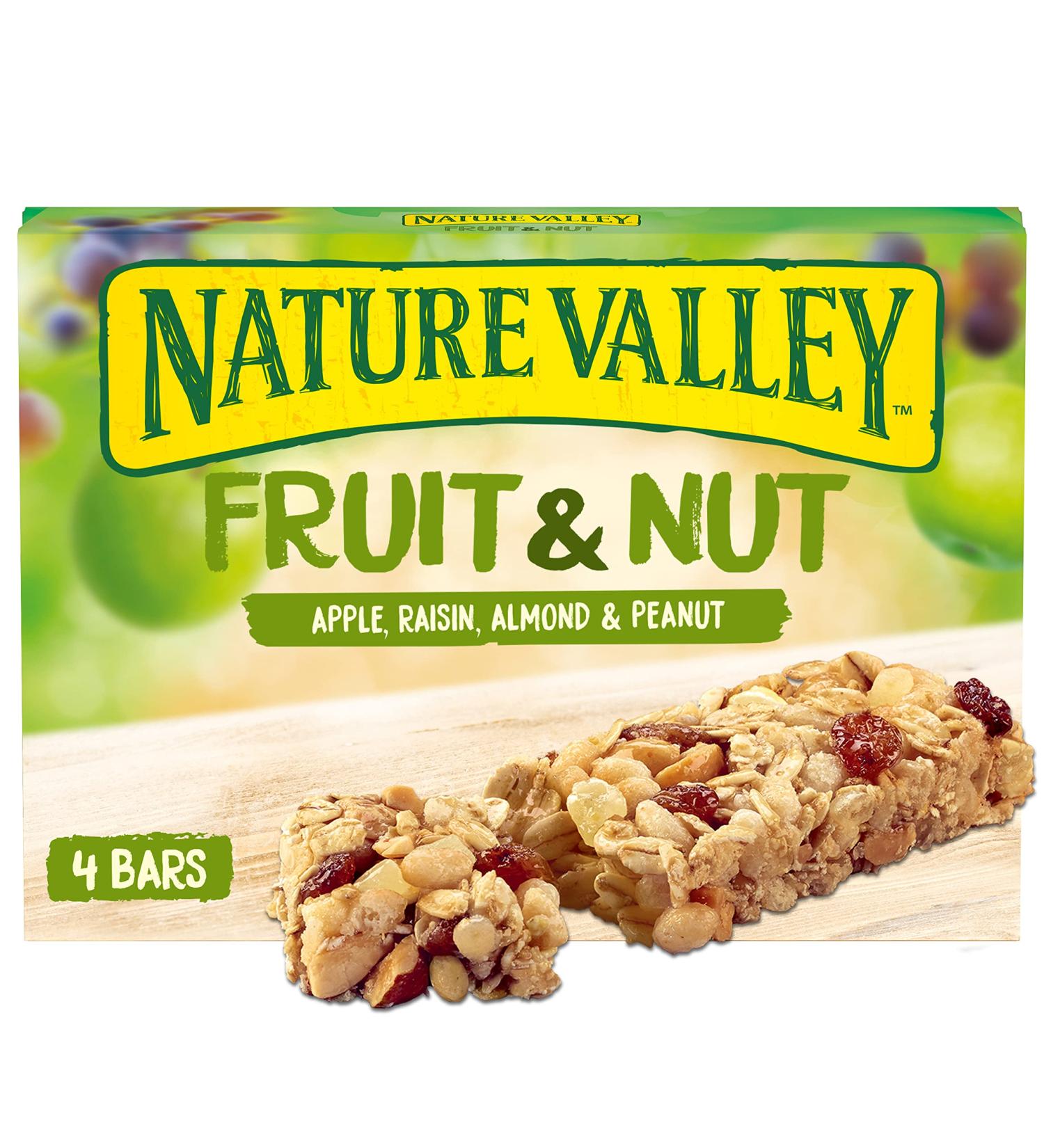 Nature Valley Fruit & Nut Apple Raisin Almond & Peanut Bars 120g - Buy Online on GoSupps.com