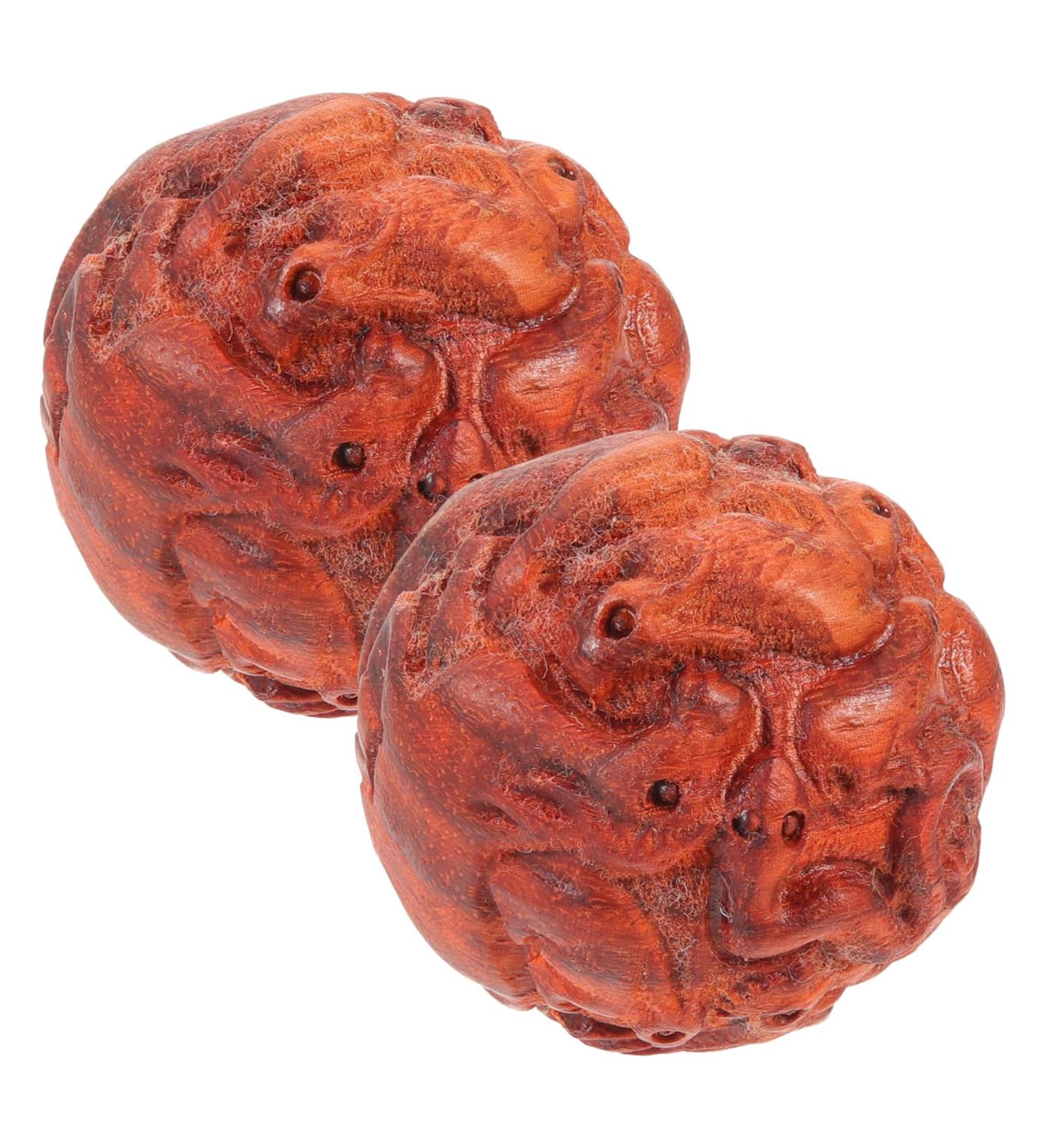 Gleavi Wooden Hand Massage Balls - Portable Health & Fitness Toys for Hand Training & Relaxation - Buy Online on GoSupps.com