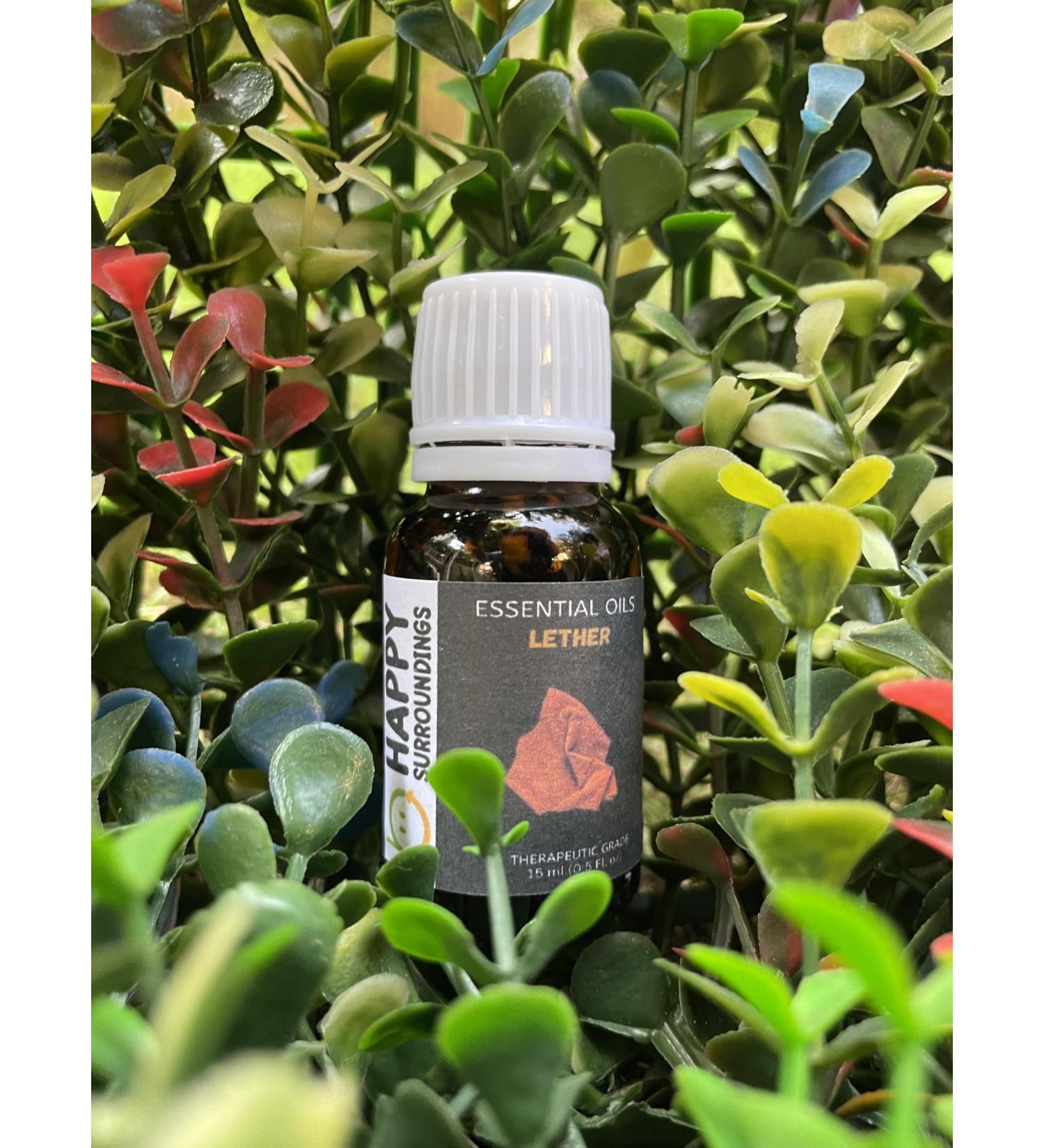 Leather Essential Oil -100% Pure and Natural Oil for Natural for Aromatherapy Massage & Skin Care Oil (100ml)