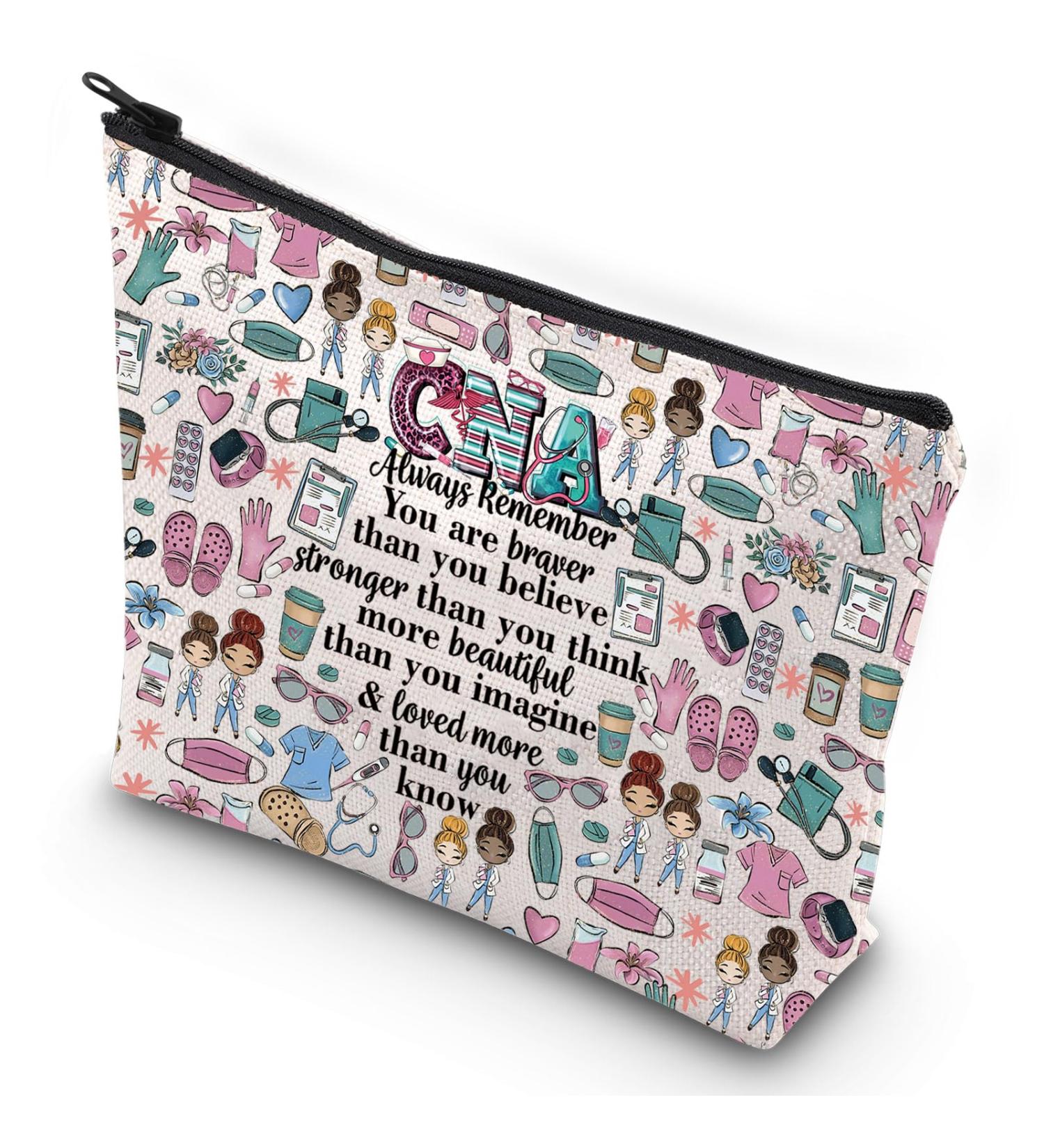G2TUP CNA Certified Nurse Assistant Stethoscope Makeup Pouch | Perfect Gift for National Nursing Assistant Week | Quality Medical Supplies - Buy Online on GoSupps.com
