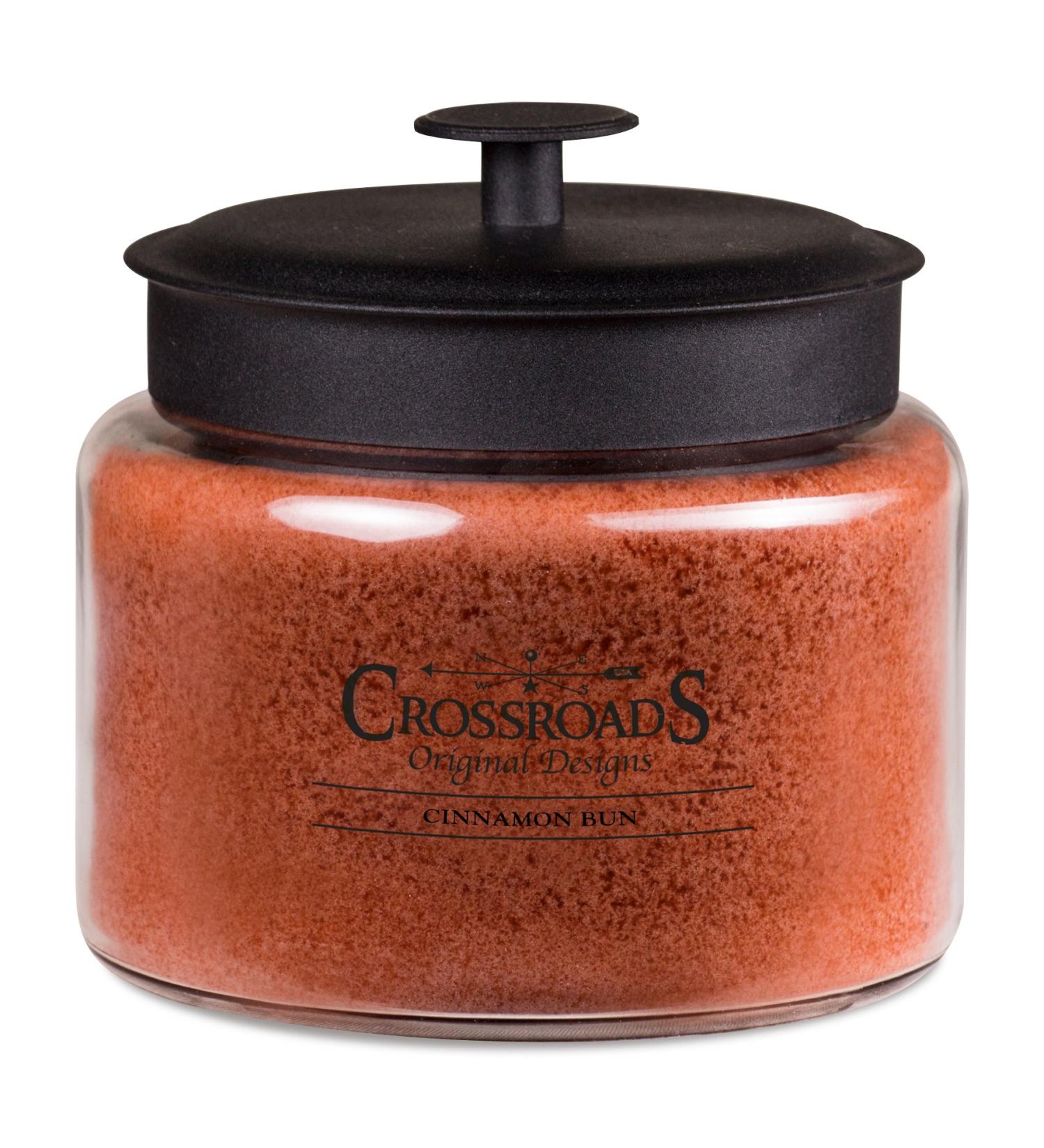 Crossroads Cinnamon Bun Scented 4-Wick Candle 64 Ounce