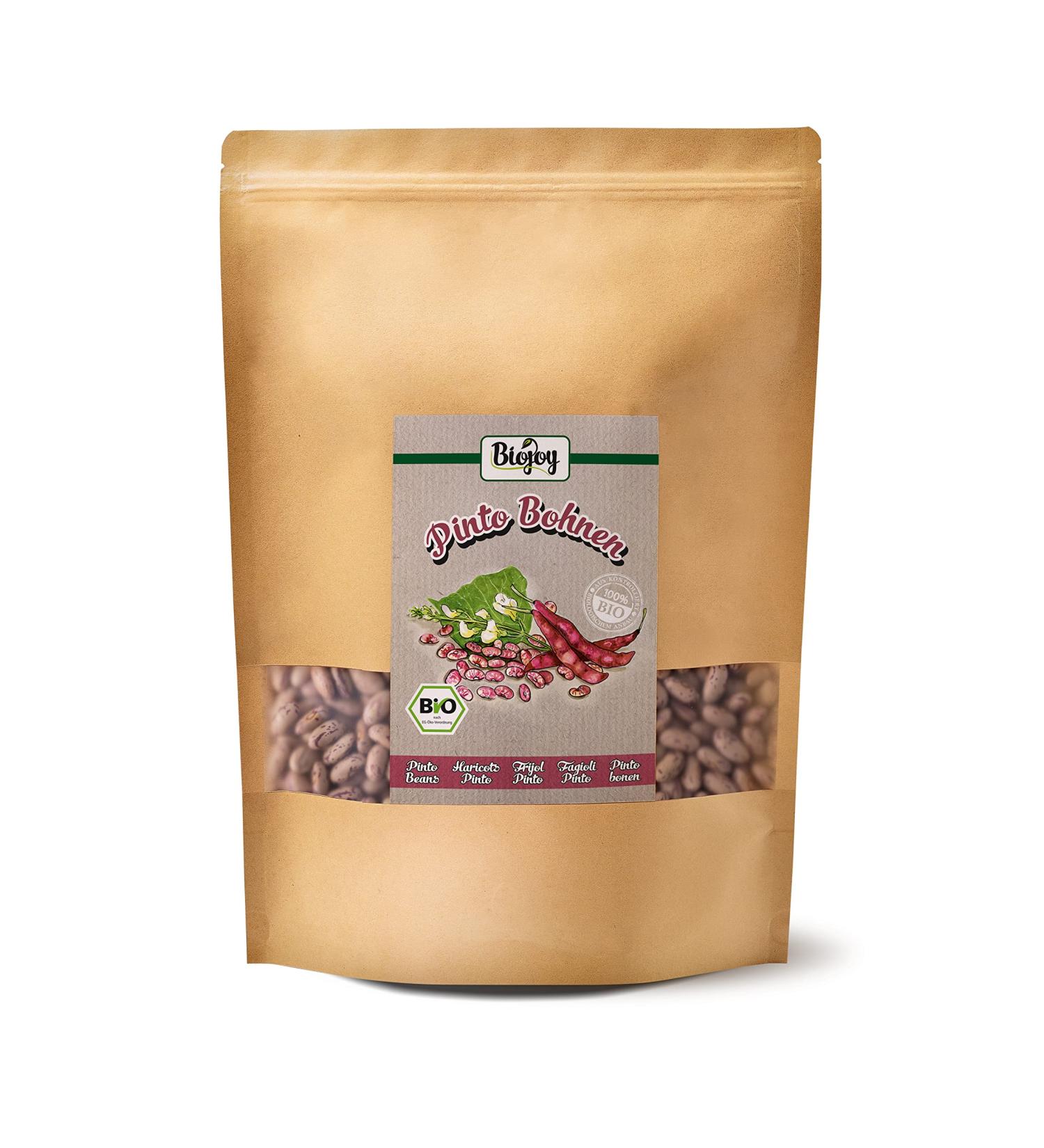 Buy Biojoy Organic Pinto Beans (2.5 kg) - Additive-Free Whole Pinto Beans for Healthy Cooking - Buy Online on GoSupps.com