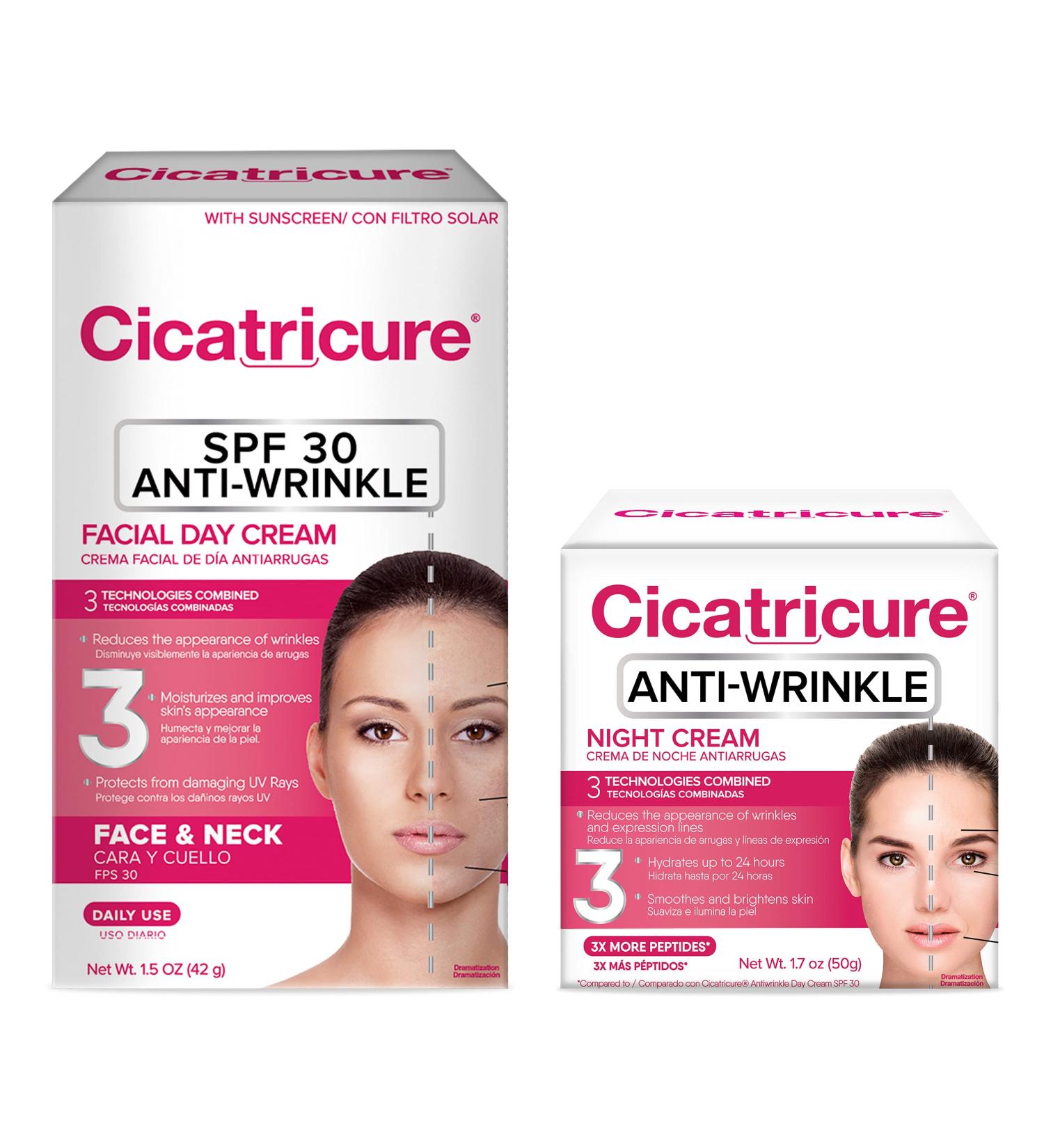 Cicatricure Anti-Wrinkle Day and Night Cream Bundle - Buy Online on GoSupps.com