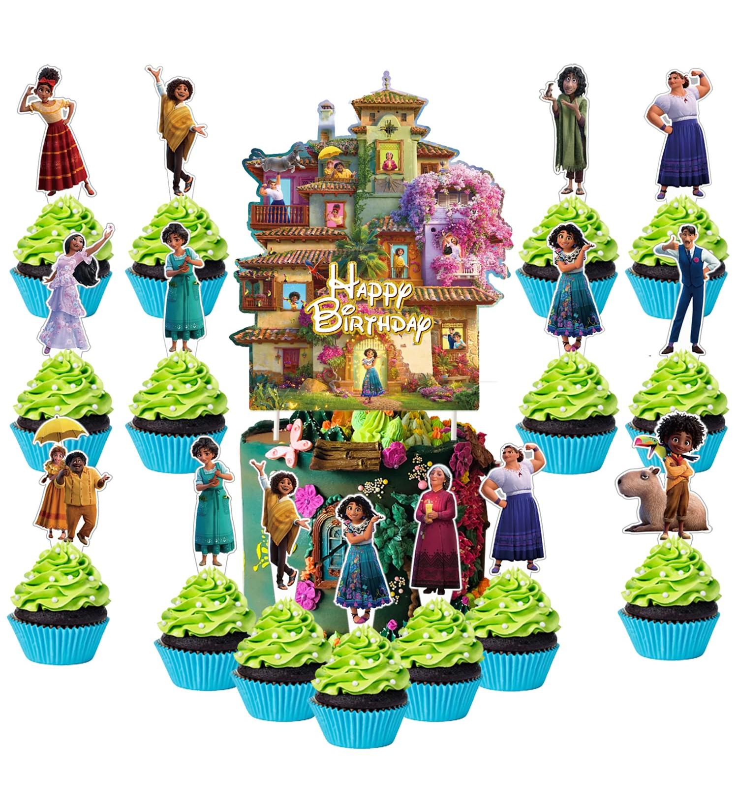 Magic Movie Cupcake Toppers & Cake Decorations | 23PCS Birthday Party Supplies - Buy Online on GoSupps.com