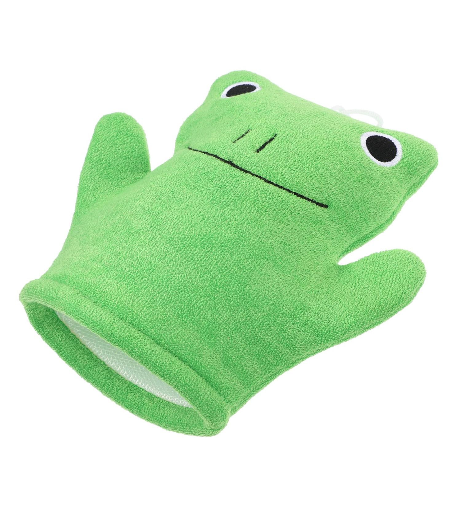 Buy Cute Exfoliating Bath Towel & Mittens - Soft Bathing Gloves for Skin Scrubbing & Back Rub | International Shipping Available - Buy Online on GoSupps.com