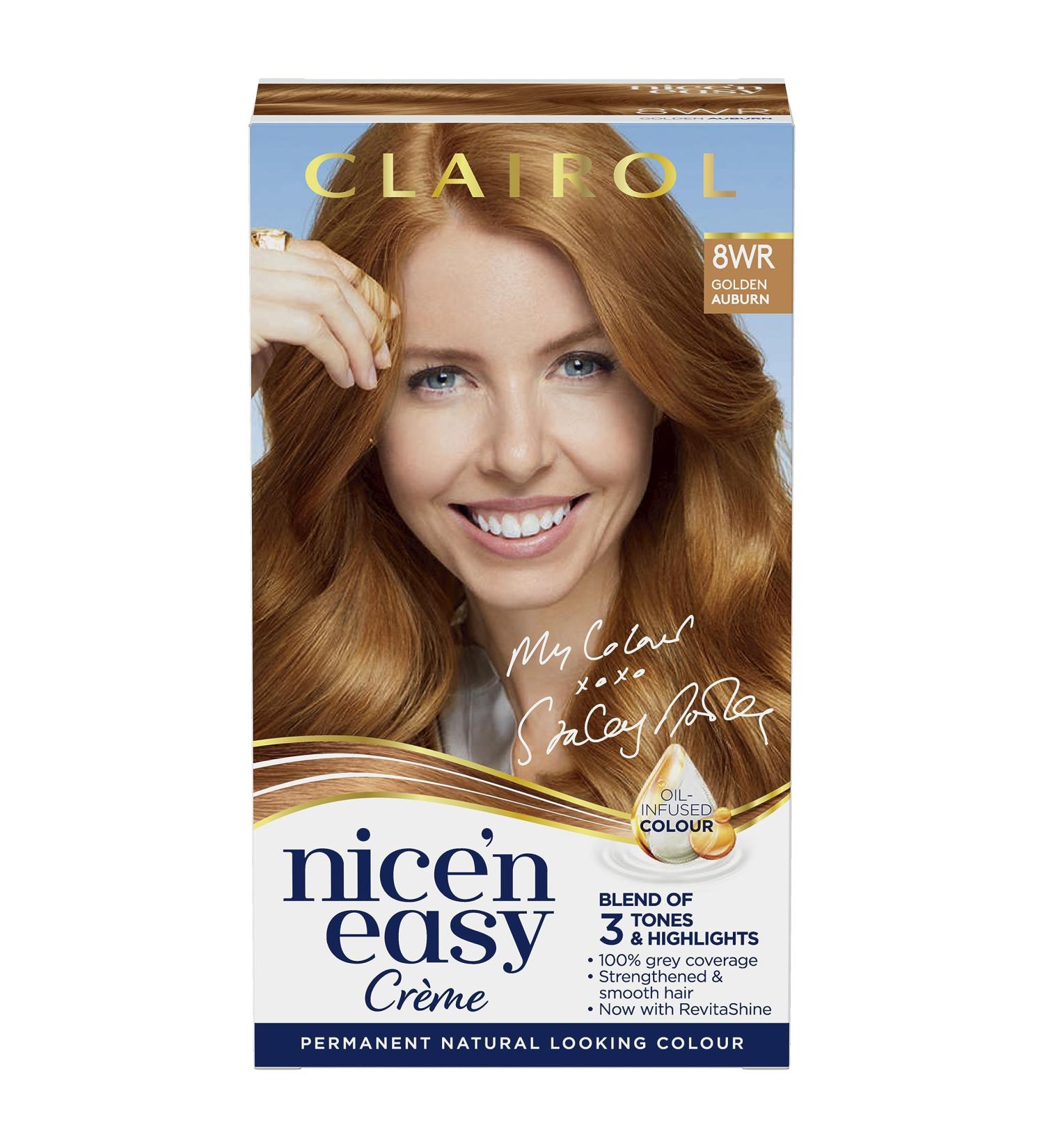 Clairol Nice'n Easy Cr me Oil Infused Hair Dye 8WR Golden Auburn - 1 Count - Buy Online on GoSupps.com