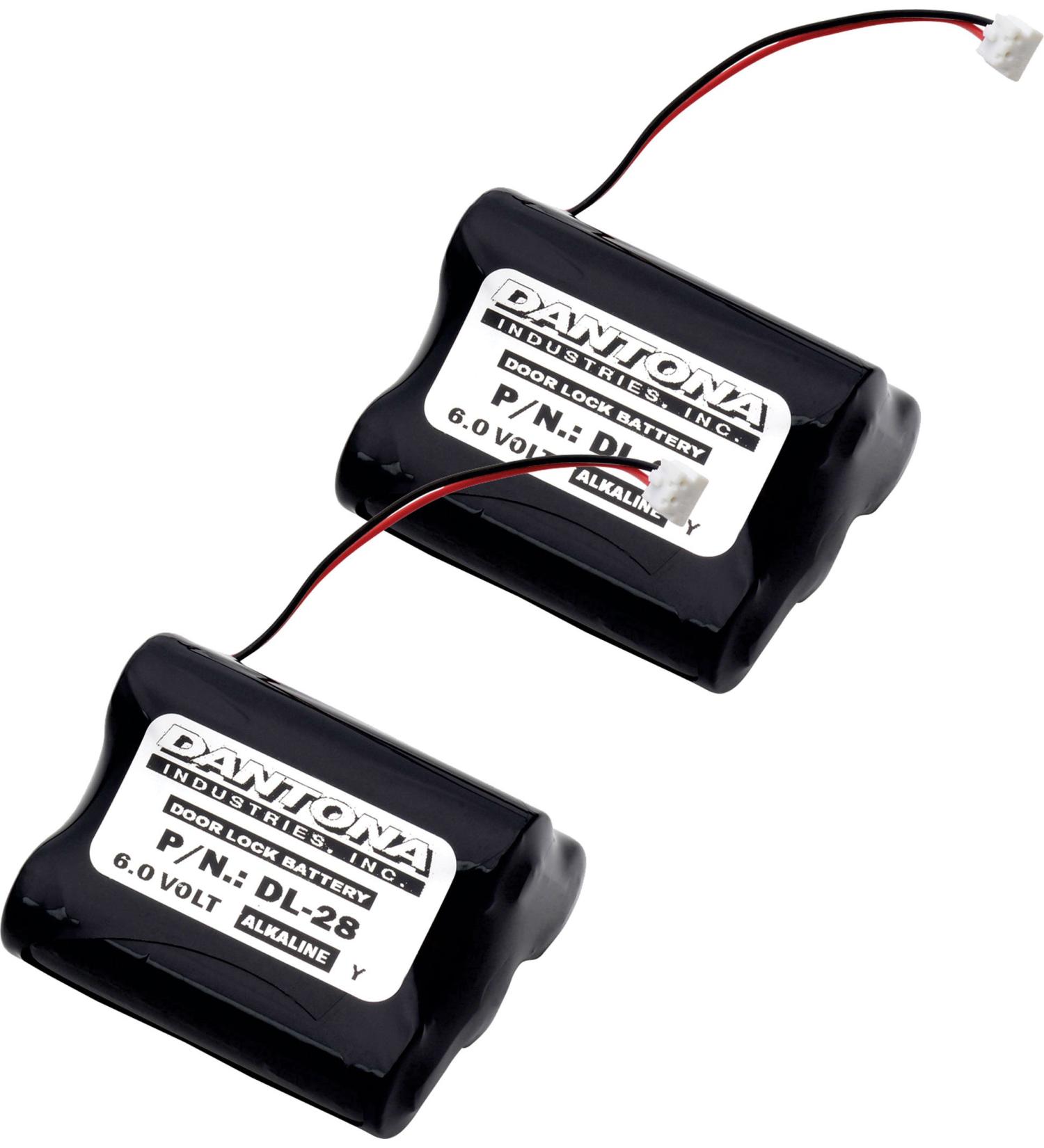 Synergy Digital Door Lock Batteries Compatible with Saflok A28310 Door Lock (Alkaline 6V 2200 mAh) Combo-Pack Includes: 2 x DL-28 Batteries