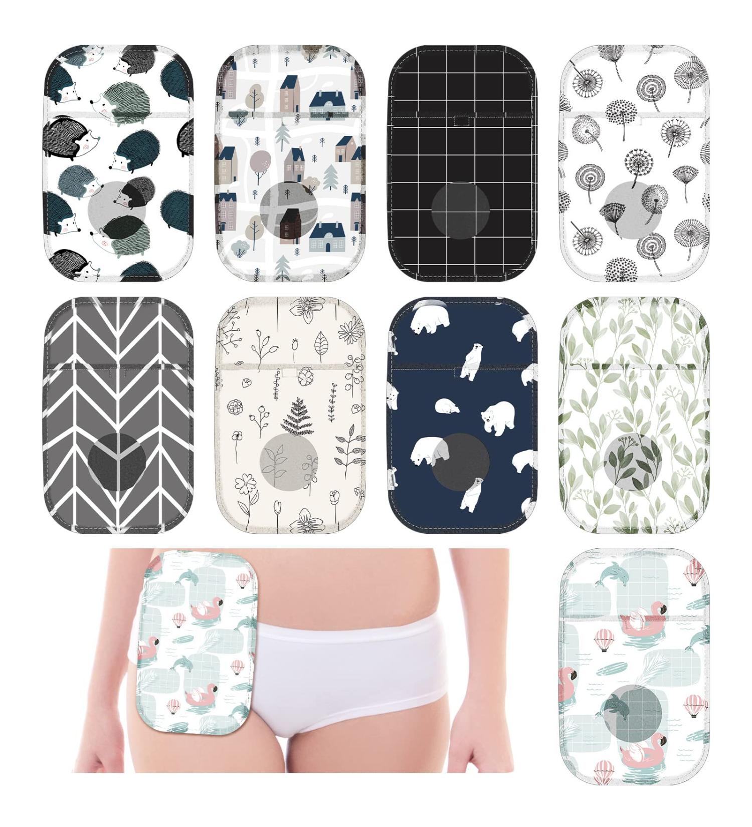 Weewooday 9 Pcs Waterproof Ostomy Bag Covers | Lightweight Reusable Colostomy Bags | Adjustable Shower Cover for Women & Men | Ostomy Supplies & Care Protector - Buy Online on GoSupps.com