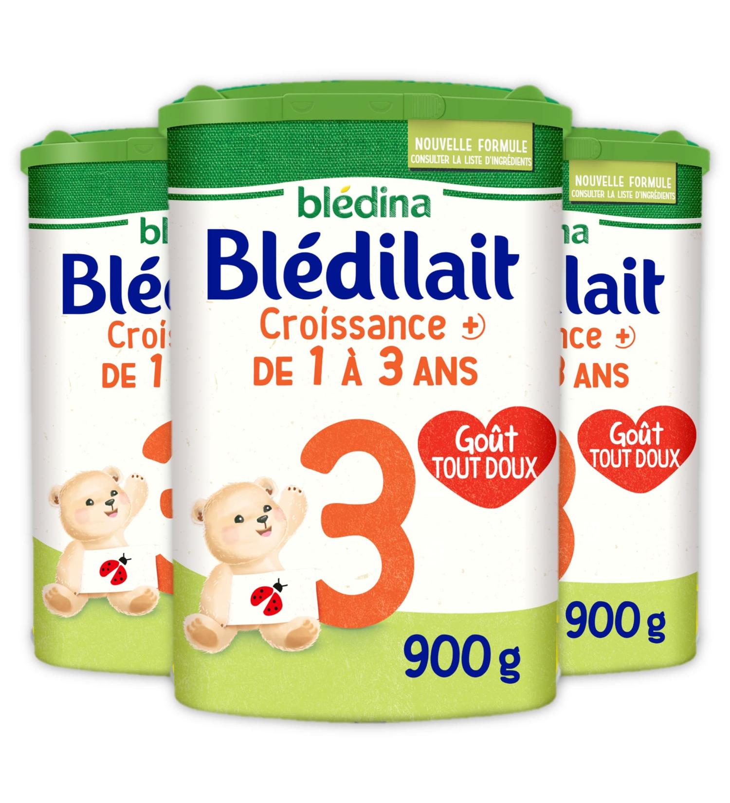 Bl dina Bl dilait Growth 3+ Milk Powder for Baby 3 x 900 g - Buy Online on GoSupps.com