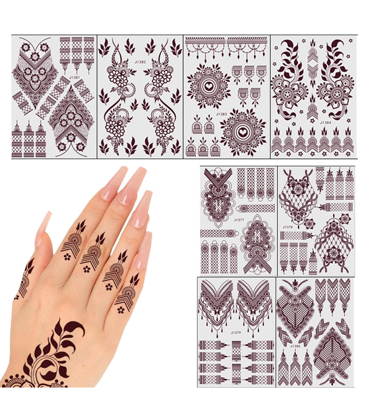 Waterproof Sticker Kit For Body - Temporary Fake Body Stickers | Adhesive Body Stencils Body Markers Waterproof For Daily Wear Club Night - Buy Online on GoSupps.com