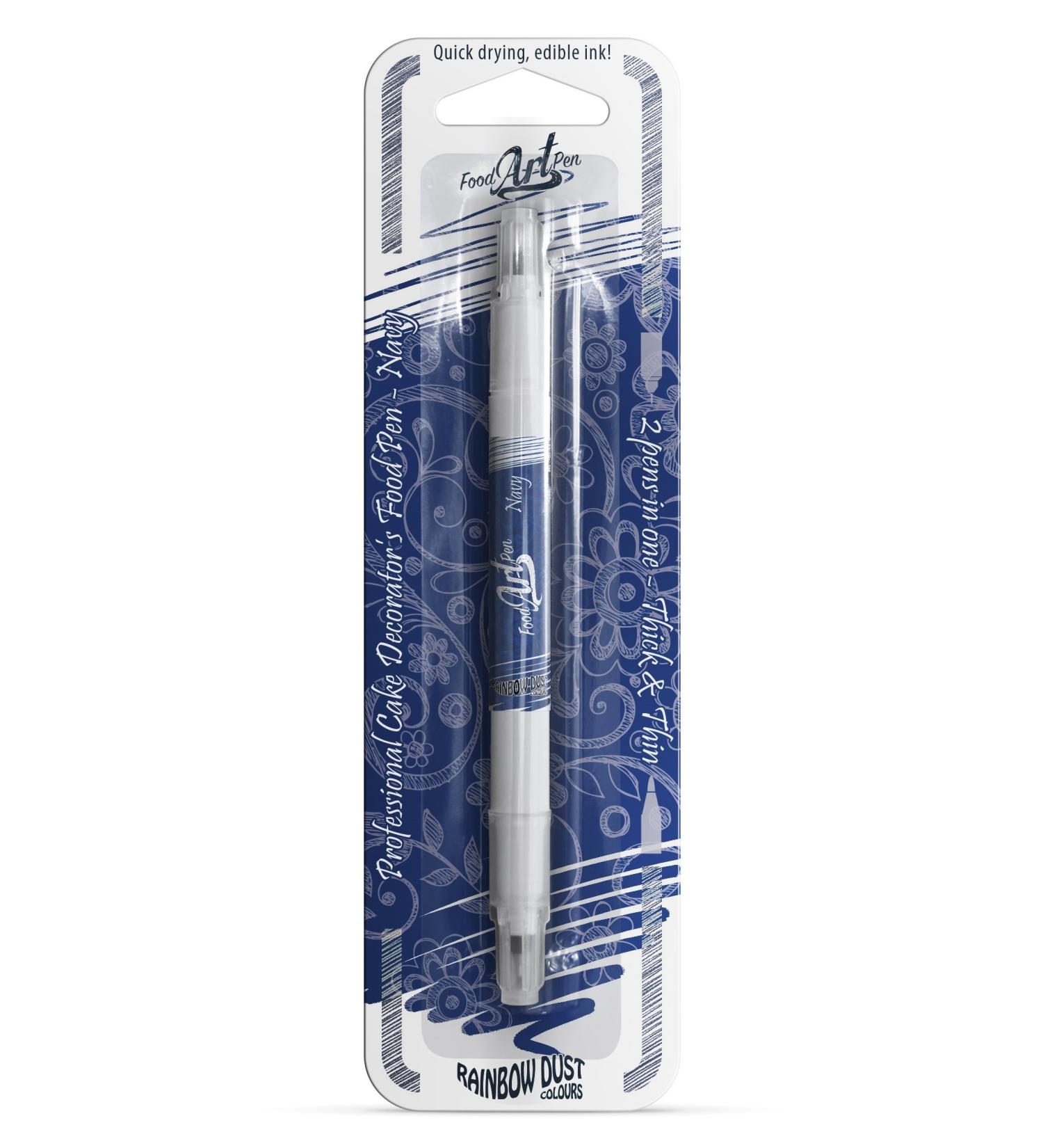 Rainbow Dust Professional Cake Decorators Food Pen Holly Navy Blue