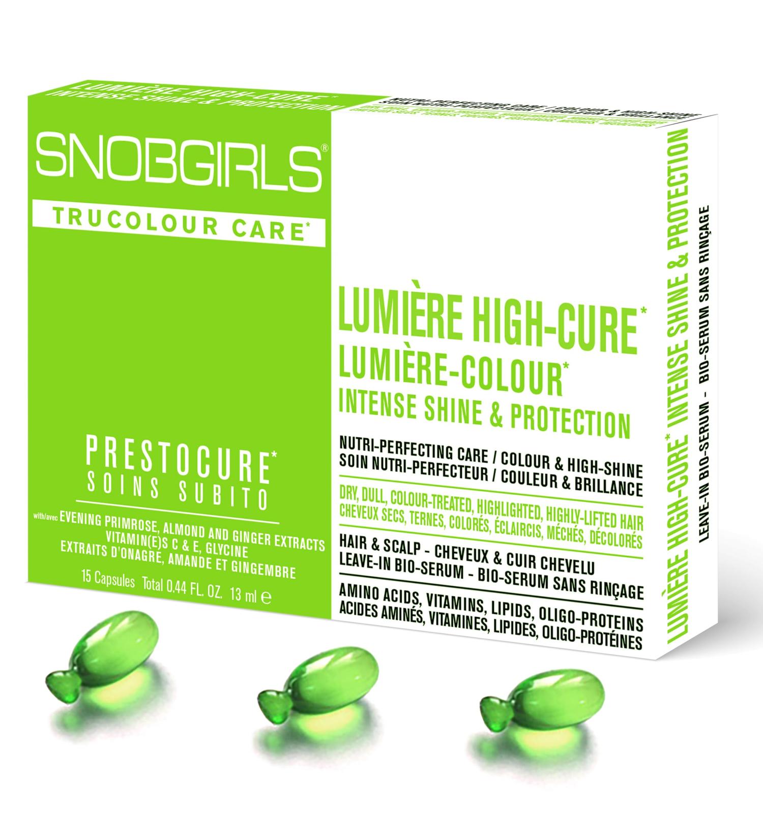 LUMIERE COLOUR Leave-In Hair Oil | Shine & Color Treatment for Dry Dull Color-Treated Hair | 15 Capsules with Rosemary Oil & Biotin - Buy Online on GoSupps.com