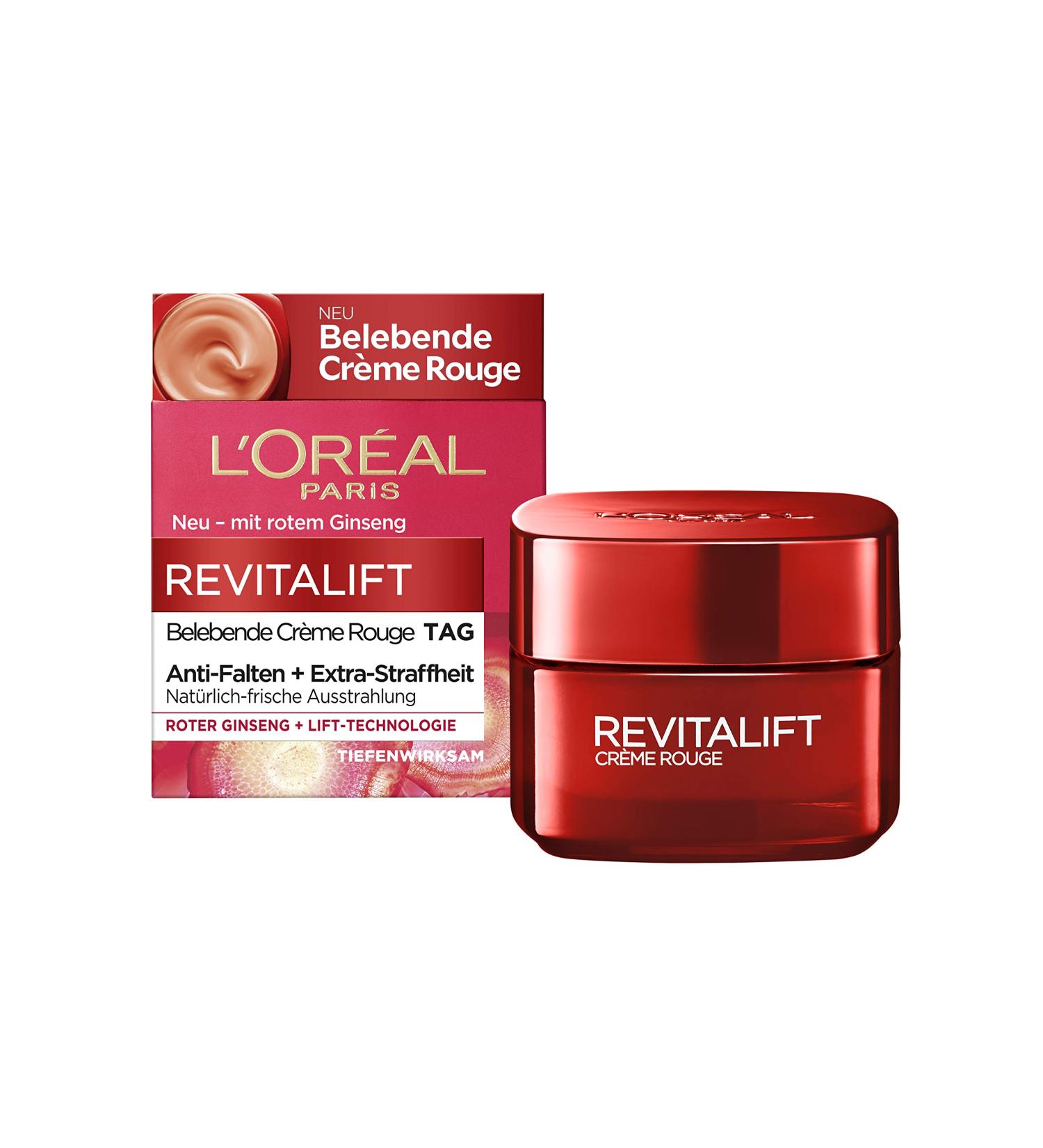 L'Or al Paris Revitalift Anti-Aging Day Care Cream with Red Ginseng - 50ml | Reduce Fine Lines & Improve Skin Tightness - Buy Online on GoSupps.com
