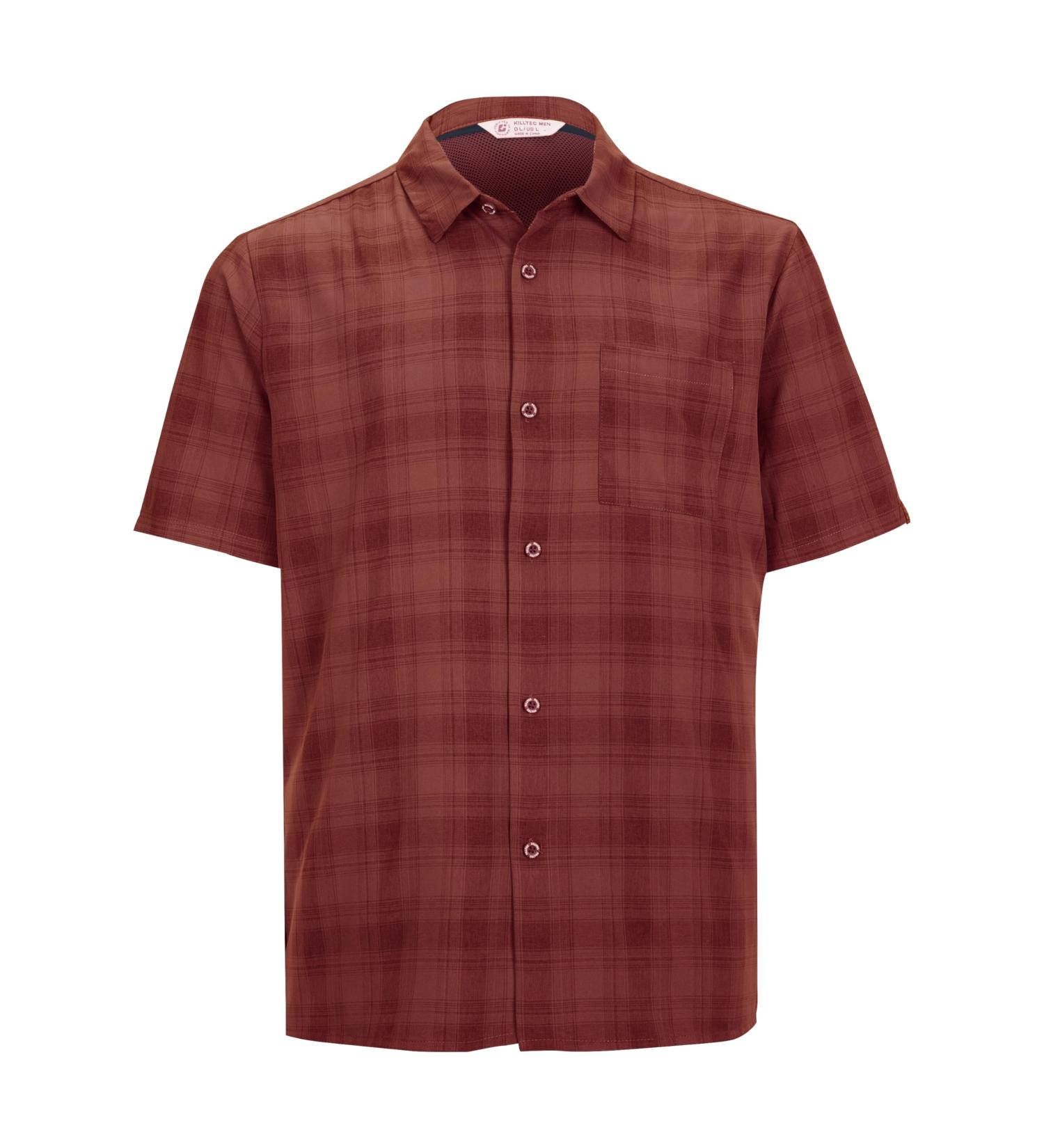 Killtec Men's Kos 98 Mn WVN Shrt Functional Shirt M Rust