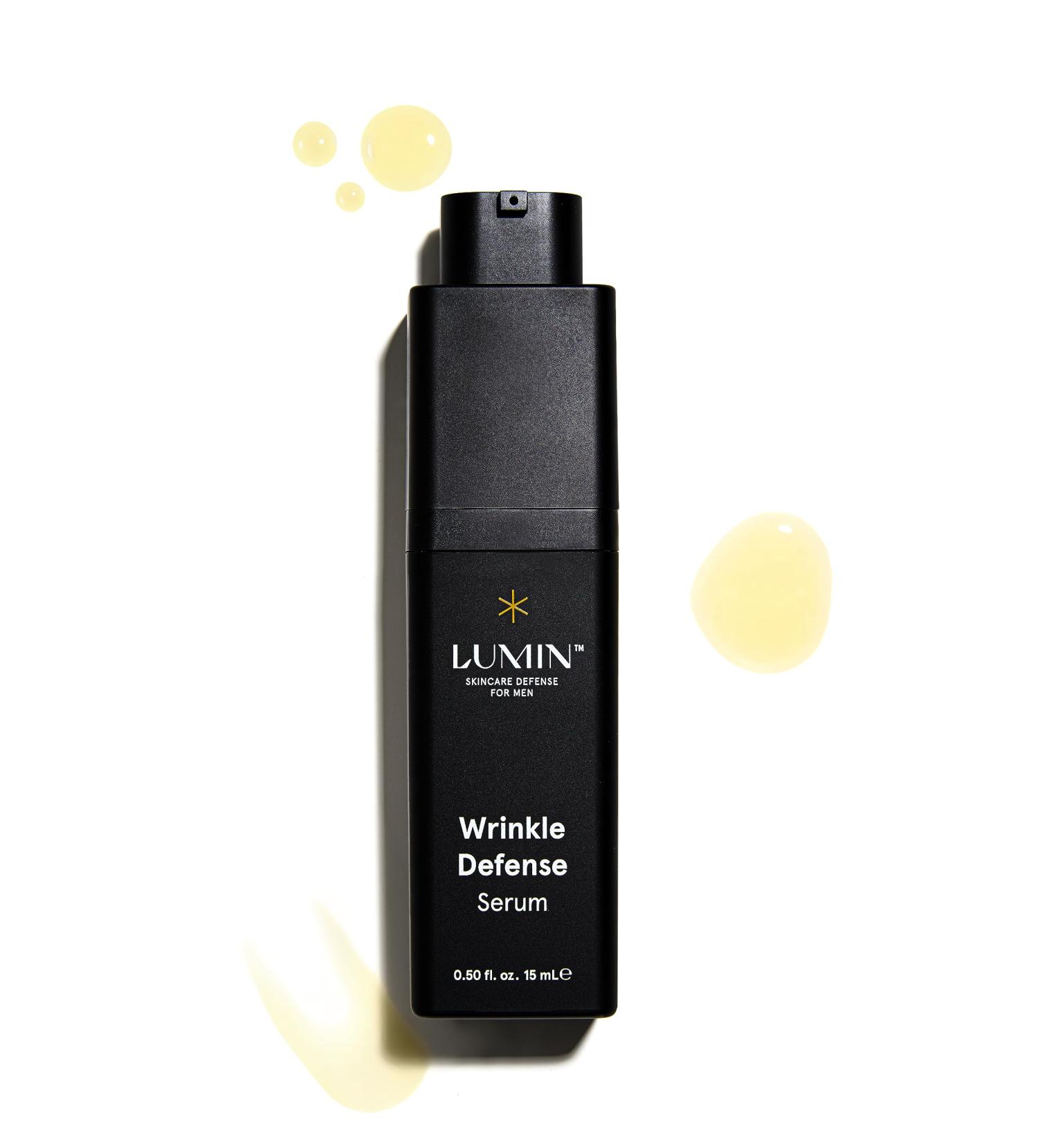 Lumin - Wrinkle Defense Serum - Repair and Smooth Sun Damage Fine Lines Sun Spots Crow s Feet Smile Lines A high-strength men's anti-aging serum with vitamin C Suitable for all skin types 15ml