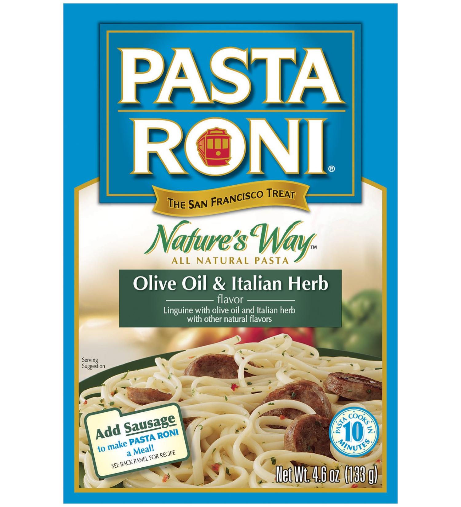 Pasta Roni Olive Oil & Italian Herb Linguine Mix 4.6-Ounce Boxes (Pack of 12)