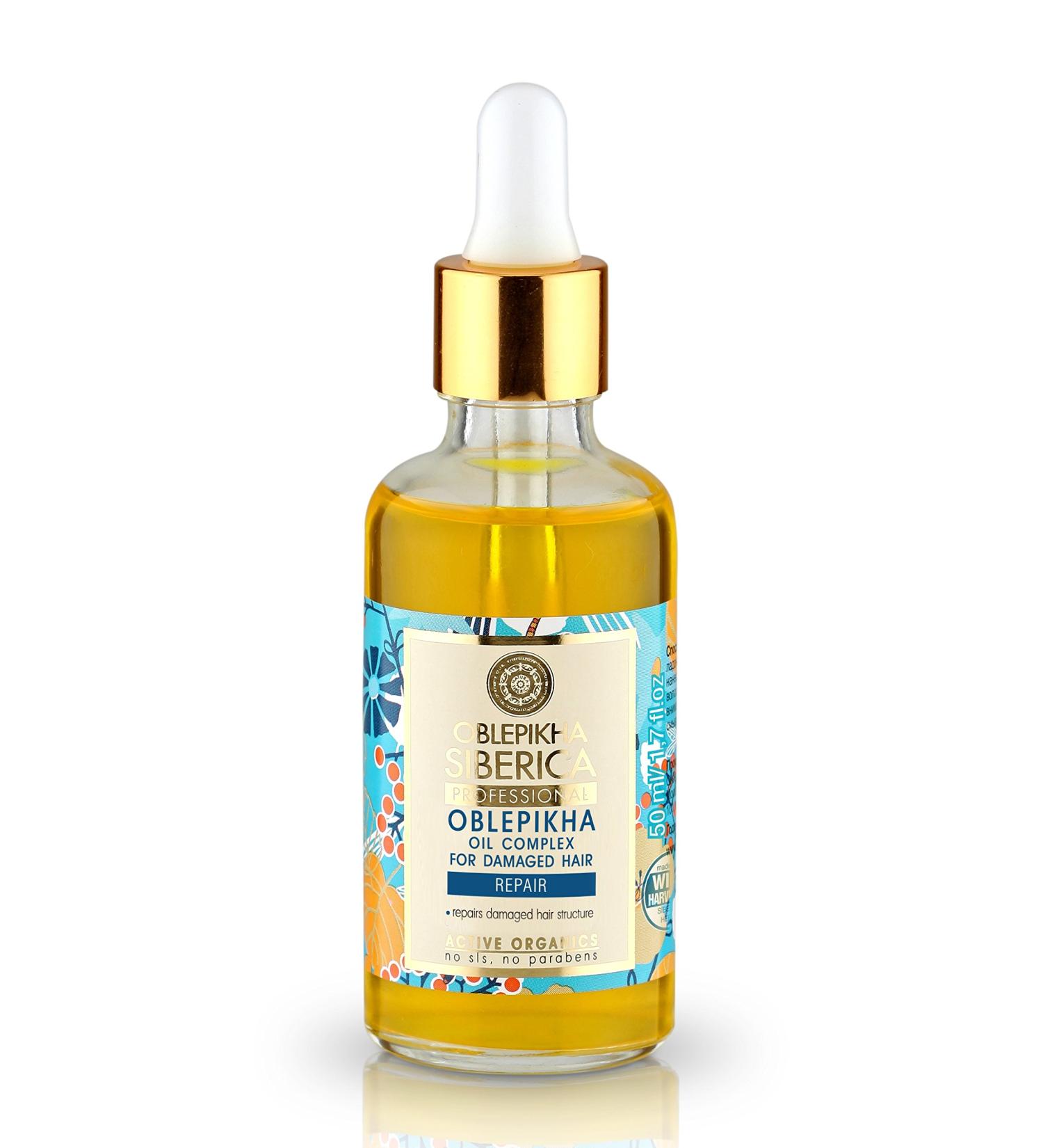 Natura Siberica Oblepikha Oil Complex for Hair Ends - 50ml | Lavender & Musk | International Shipping Available - Buy Online on GoSupps.com