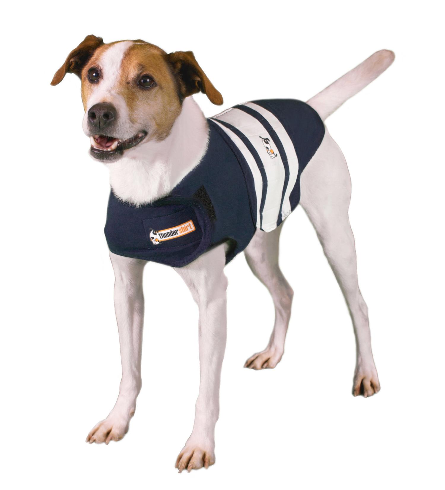Thundershirt Dog Anxiety Treatment Navy Size S Navy Rugby 1 Piece (1 Pack)