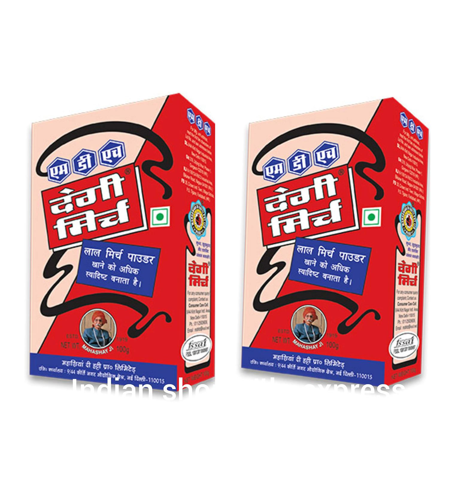 MDH Deggi Mirch Masala 100g (Pack of 2) - Buy Online on GoSupps.com