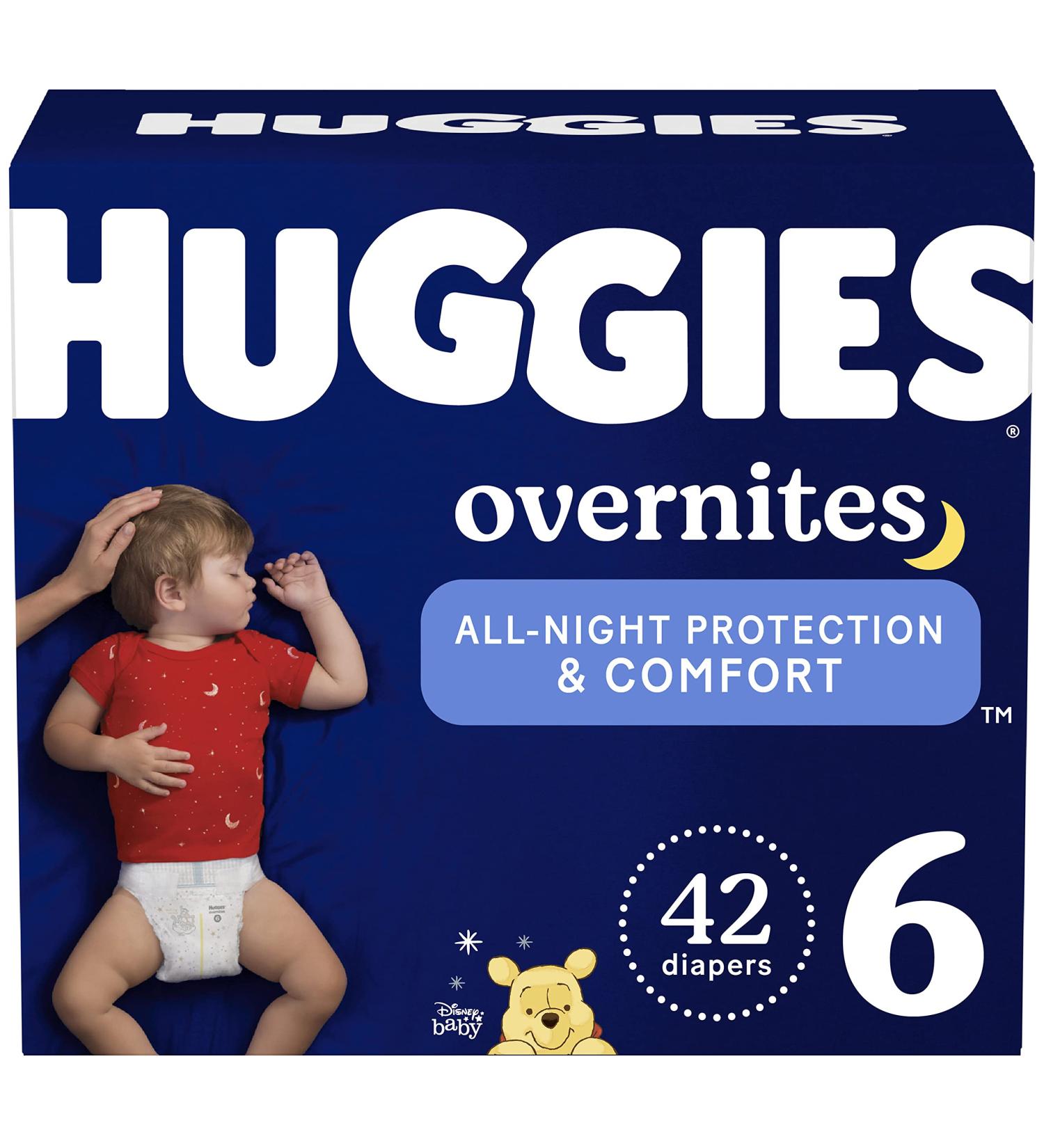 Huggies Overnites Diapers, Size 6 42 Count (Pack of 1) OLD