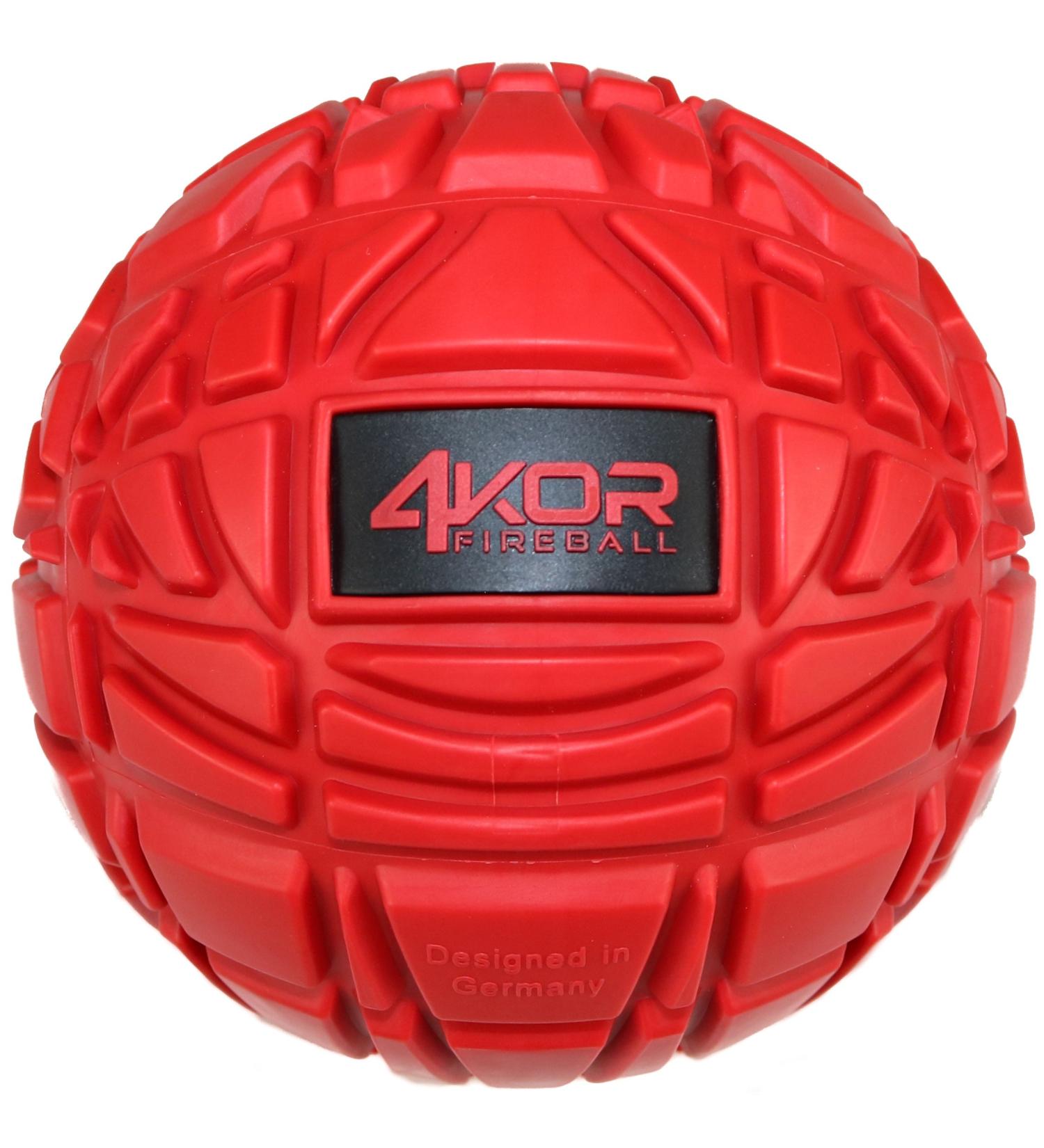 Ultimate 4Kor Fitness Massage Balls for Physiotherapy & Myofascial Release - 12cm Solid Trigger Point Tools (Red) - International Shipping Available - Buy Online on GoSupps.com