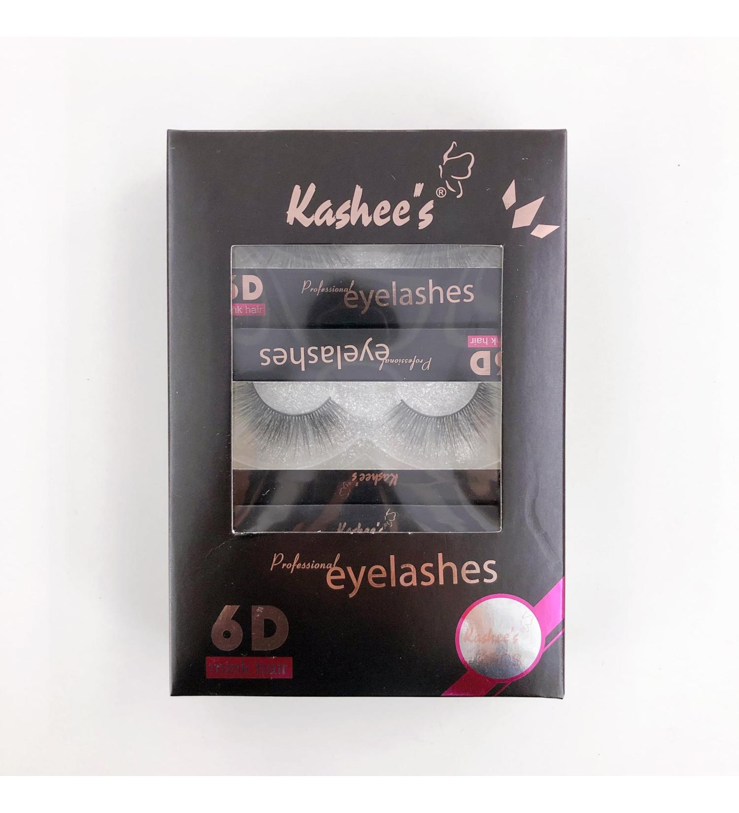 Kashee's Eyelashes - 6 Pairs with Adhesive Included | Premium Quality False Eyelashes for Stunning Looks - Buy Online on GoSupps.com