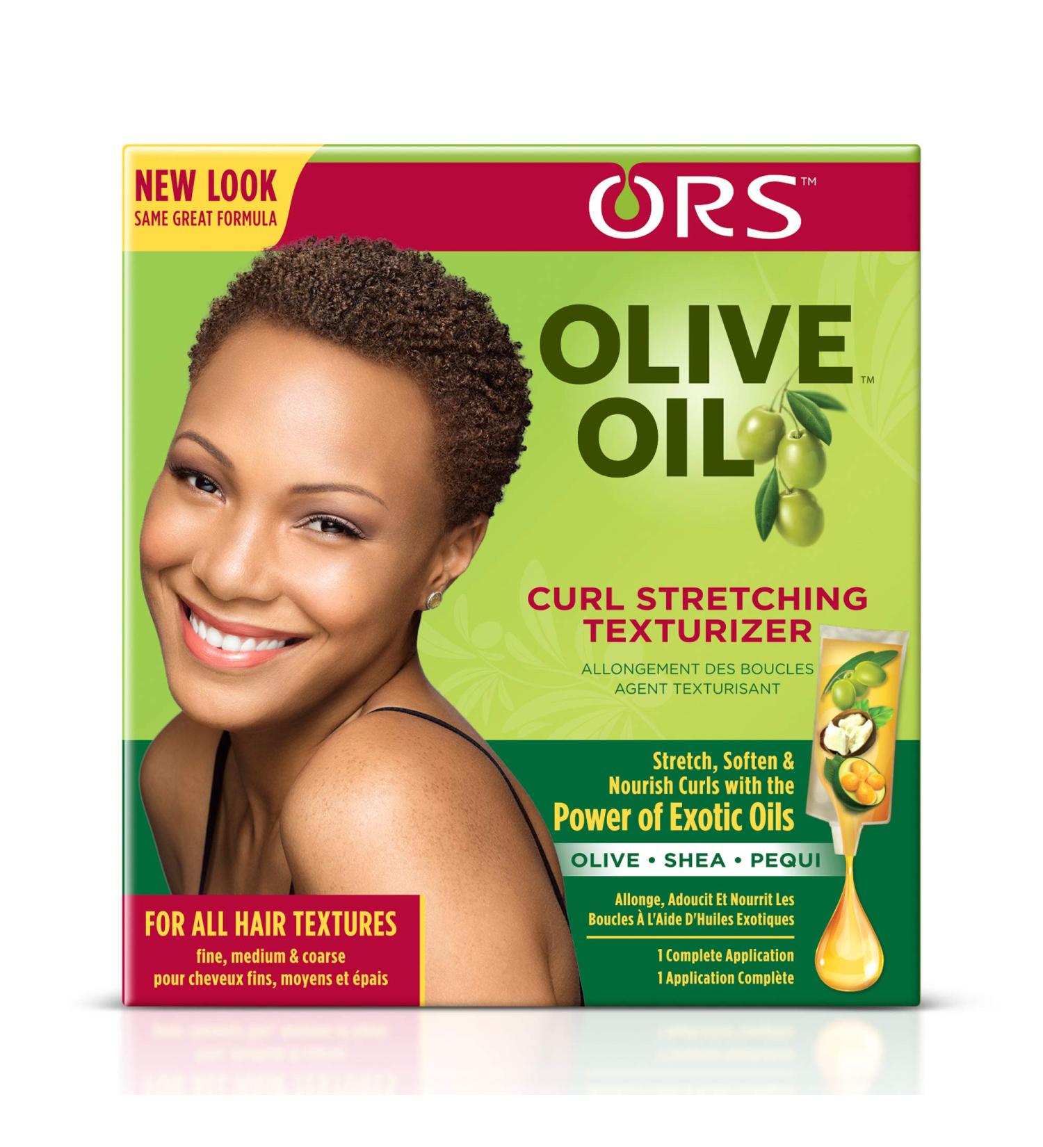 ORS Olive Oil Curl Stretching Texturizer Kit - 1 Count | Define and Strengthen Curls - Buy Online on GoSupps.com