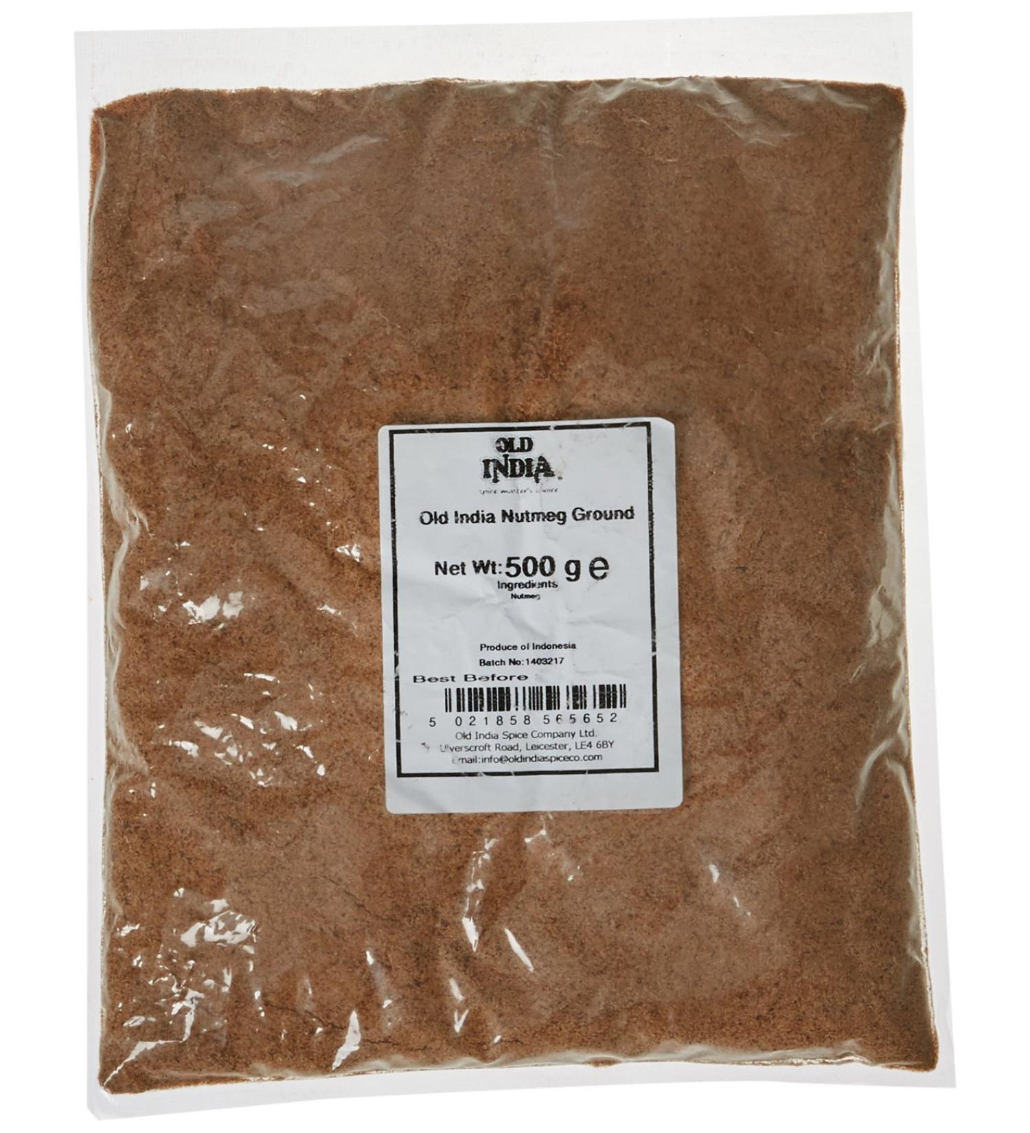 Old India Nutmeg Ground 500g - Premium Quality Spice (Pack of 1) - Buy Online on GoSupps.com