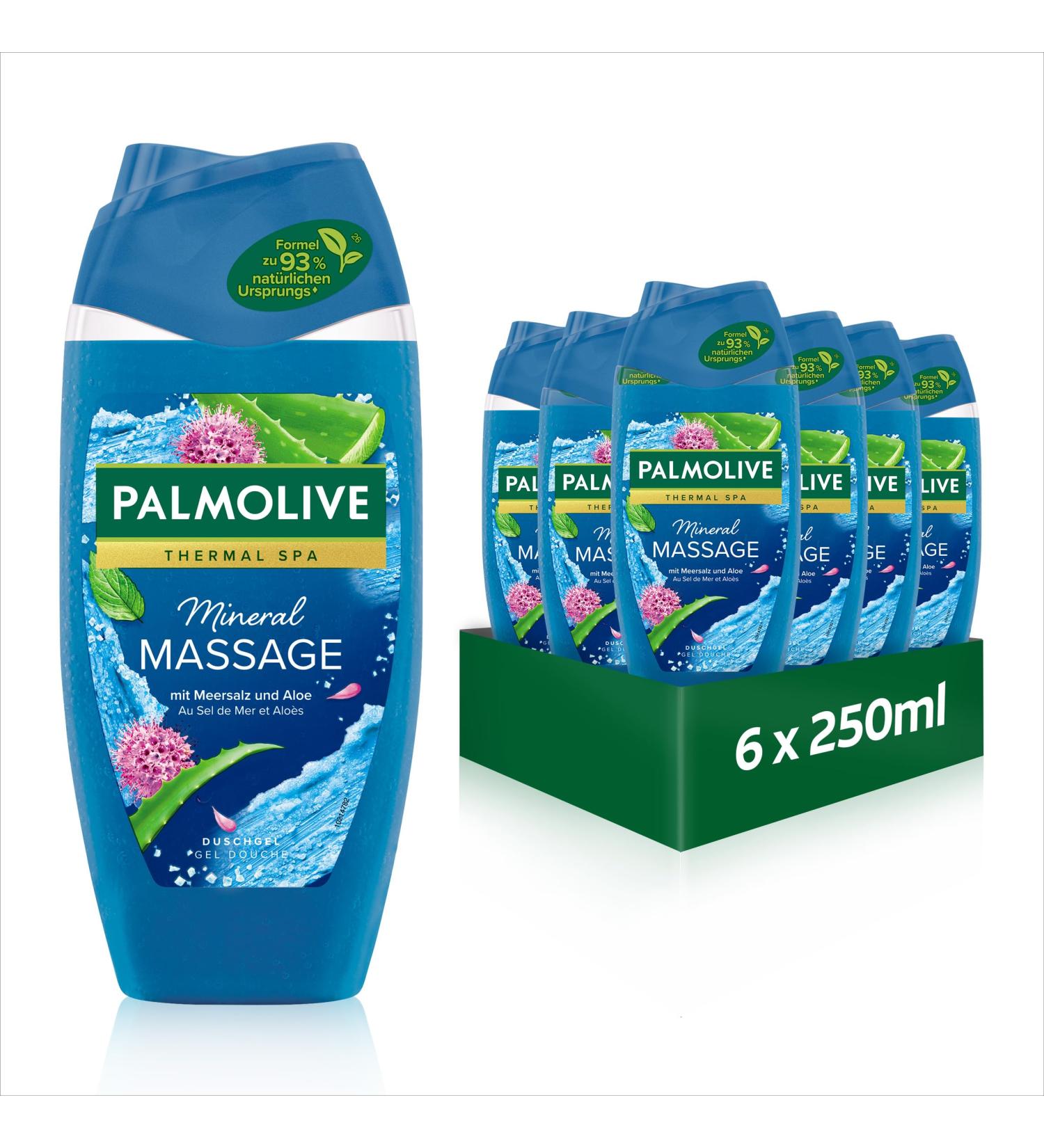  Palmolive Palmolive Thermal SPA Mineral Massage Shower Gel 6 x 250 ml Shower gel with sea salt aloe Extract and essential oil - Buy Online on GoSupps.com
